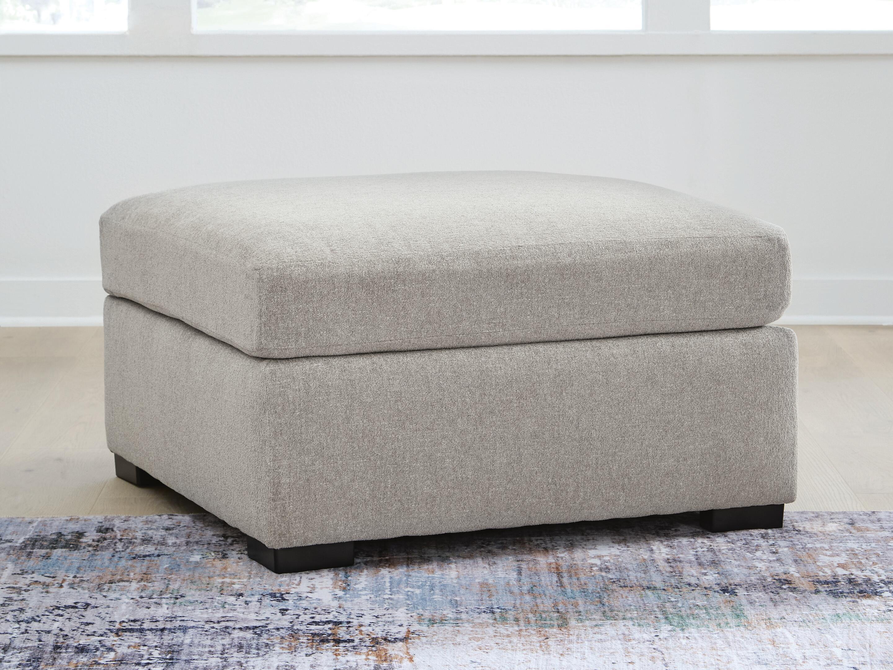 Ashley Furniture ModMax Luxe - Oversized Accent Ottoman - Flint - Image 2