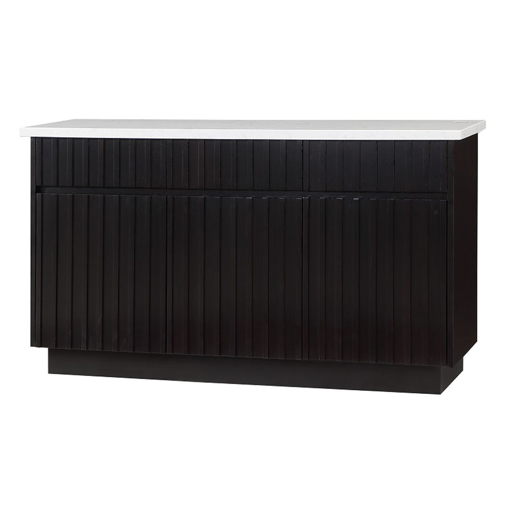 Jaramillo - Server - Engineering Marble Top & Black, black