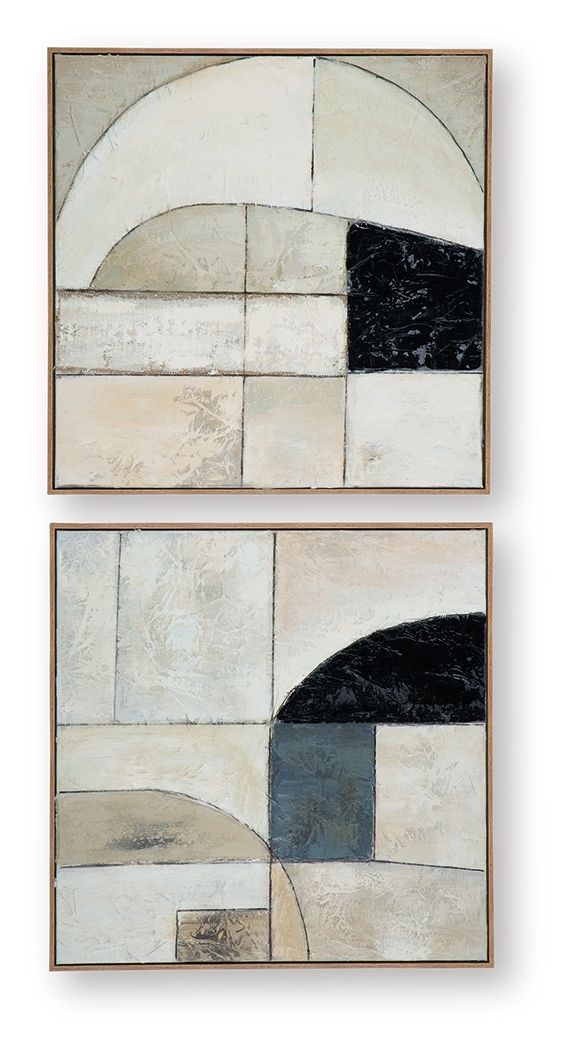 Ashley Furniture Bexlen - Wall Art Set (Set of 2) - Tan / Taupe / Black - Image 4