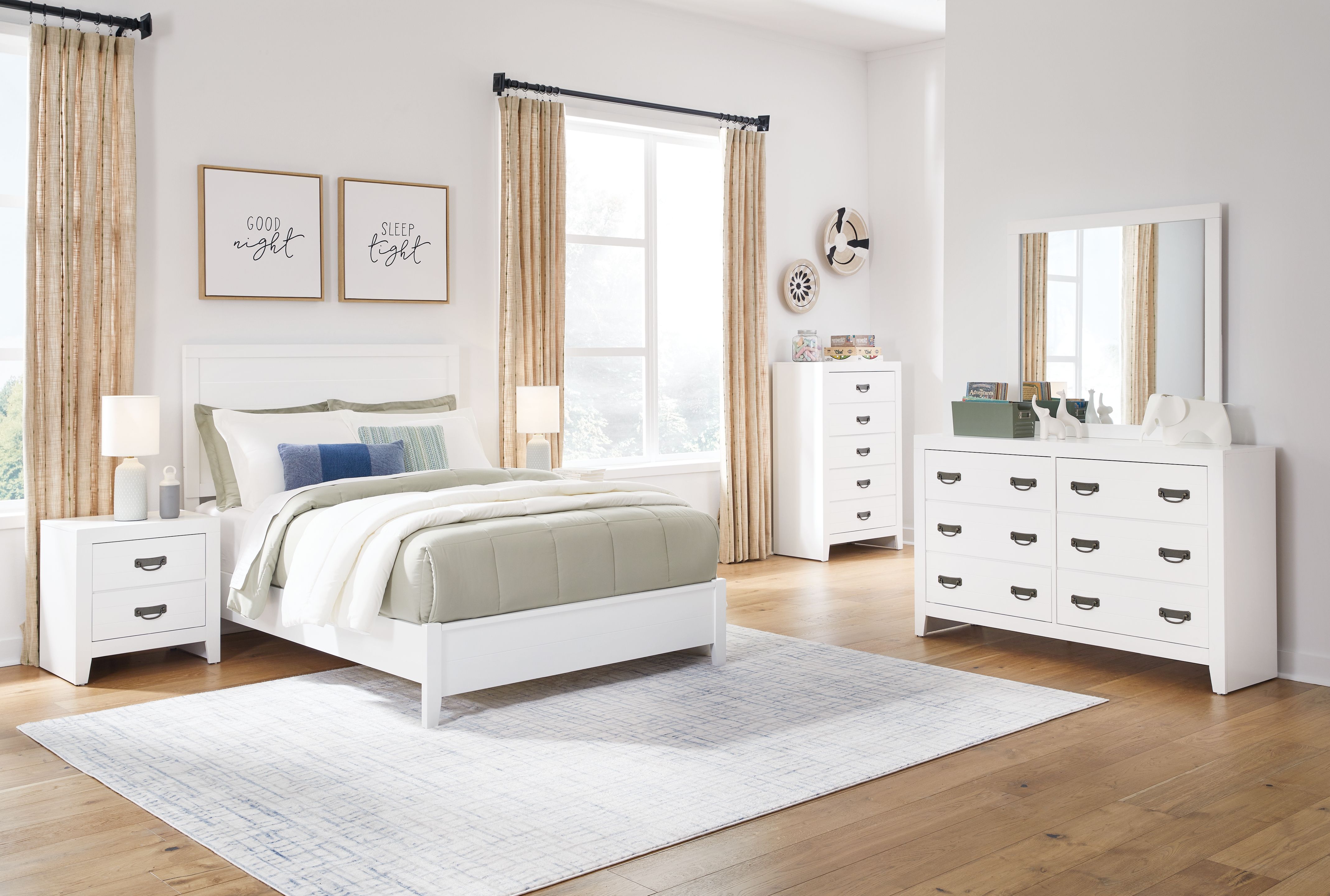 Full · 4 Pc · Dresser, Mirror, Full Panel Bed