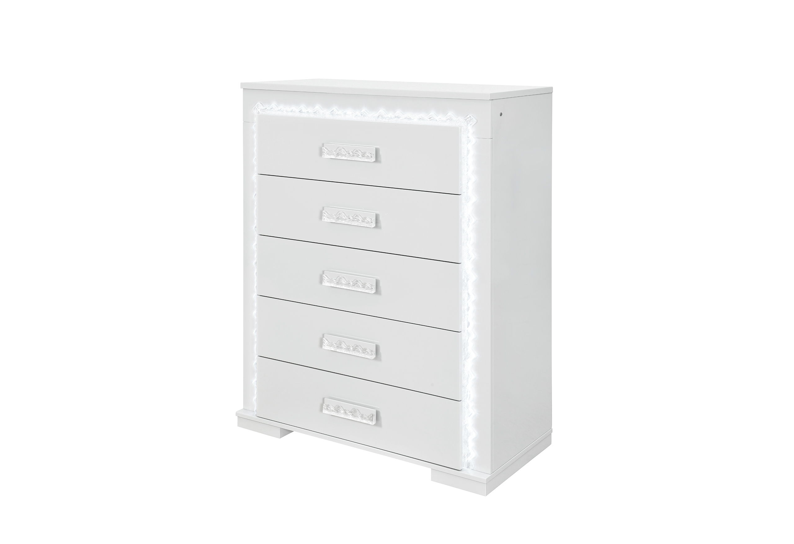 Naomi - Chest With LED - Silver
