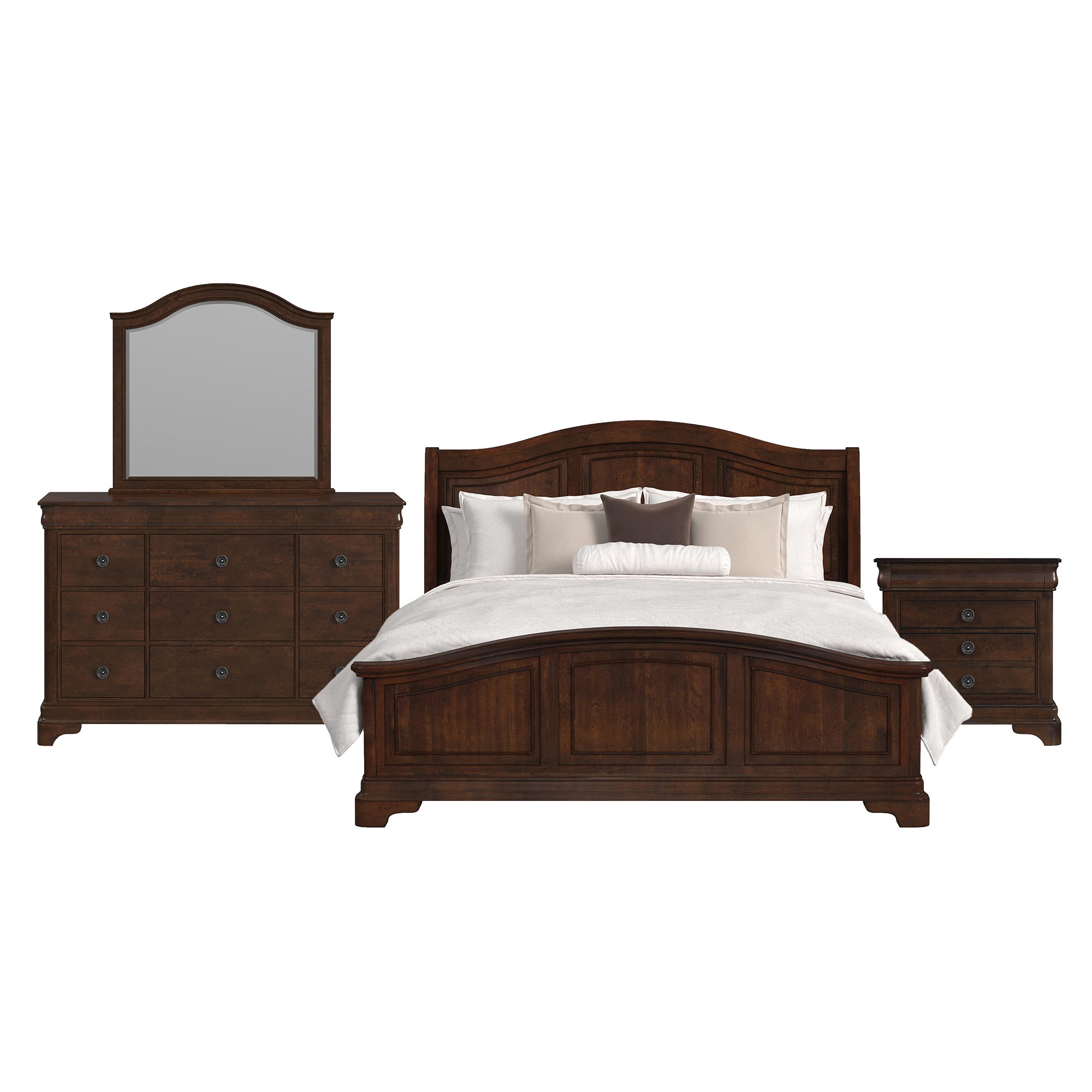 King · 4 Pc · Bedroom Set
