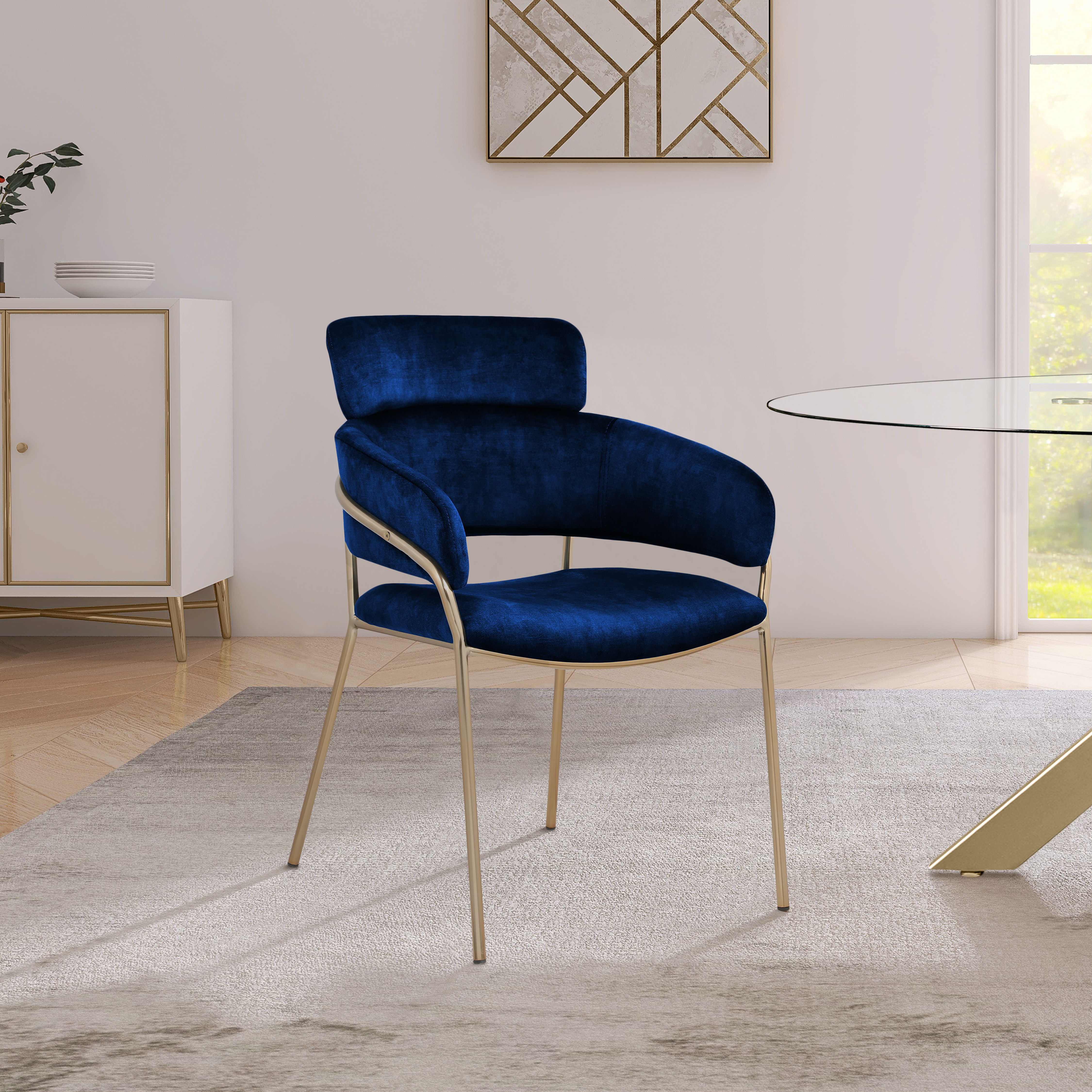 Yara - Dining Chair (Set of 2) - Navy