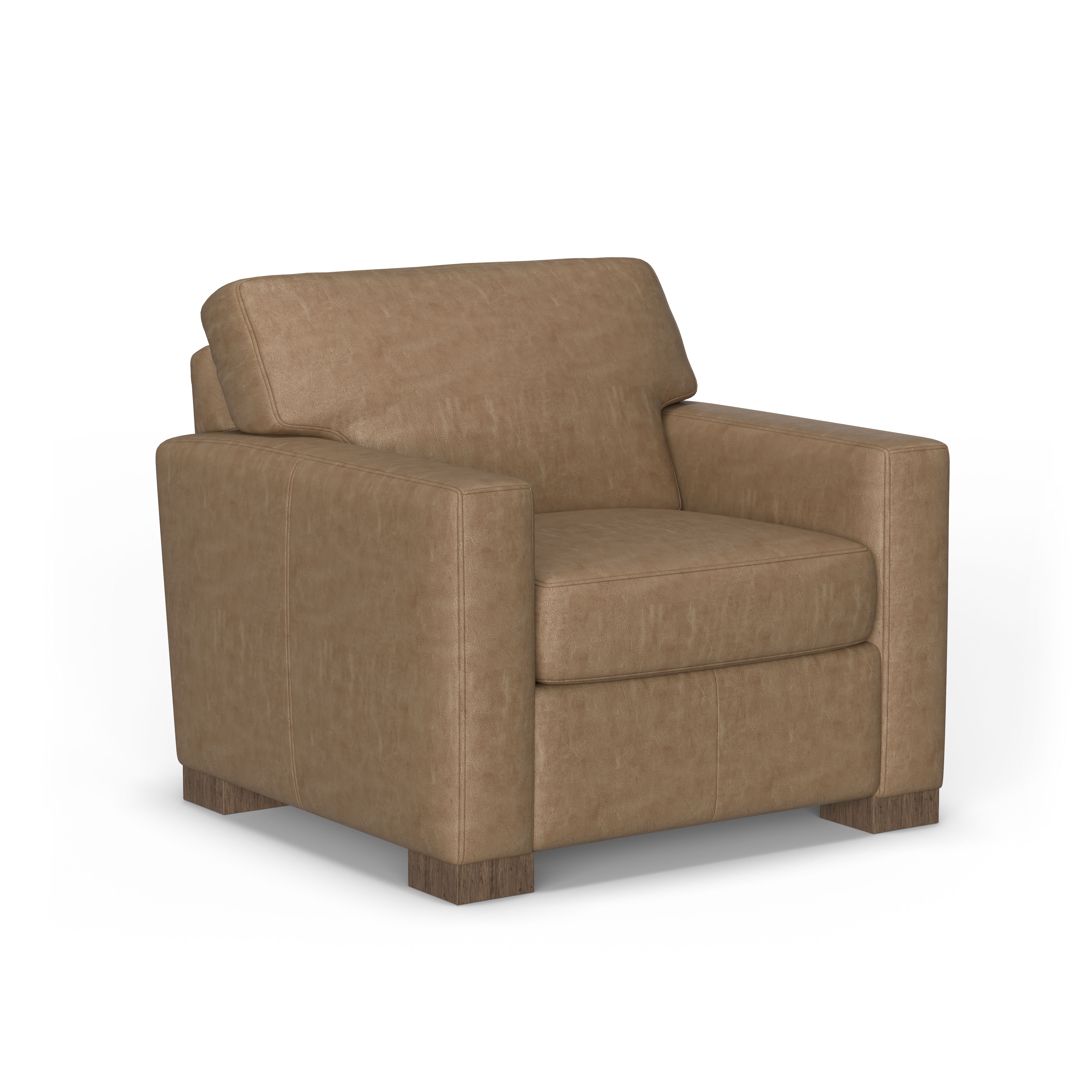 Bryant - Leather Fabric Chair, red, view 2