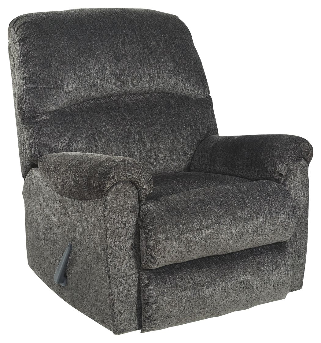 Ashley Ballinasloe Rocker Recliner - Smoke