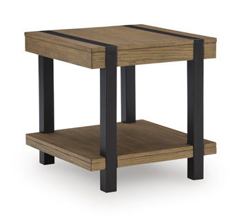 Jorannti – Square End Table – Medium Brown