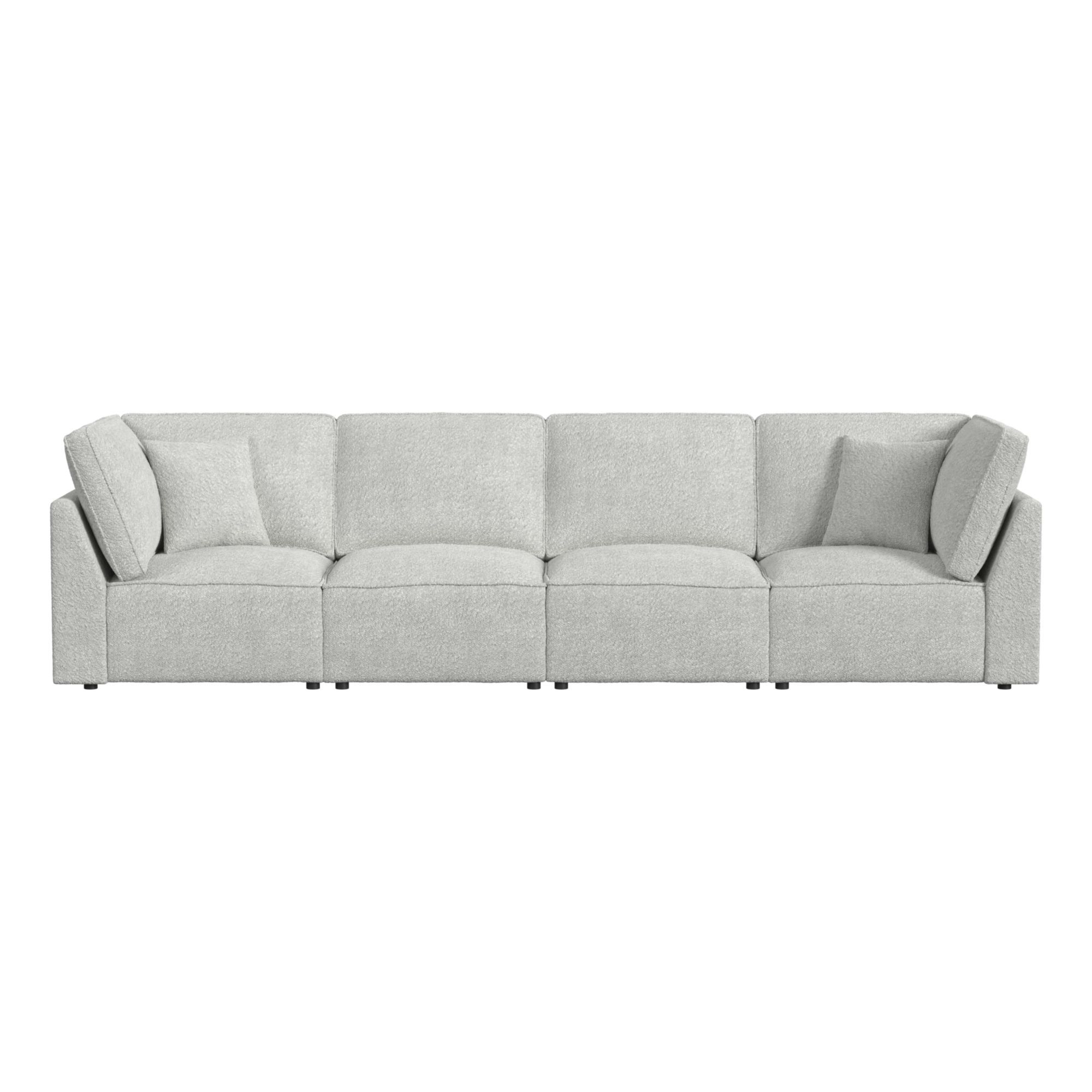 Normandy - 4 Piece Stationary Sectional Set - Culp Bloke Cotton