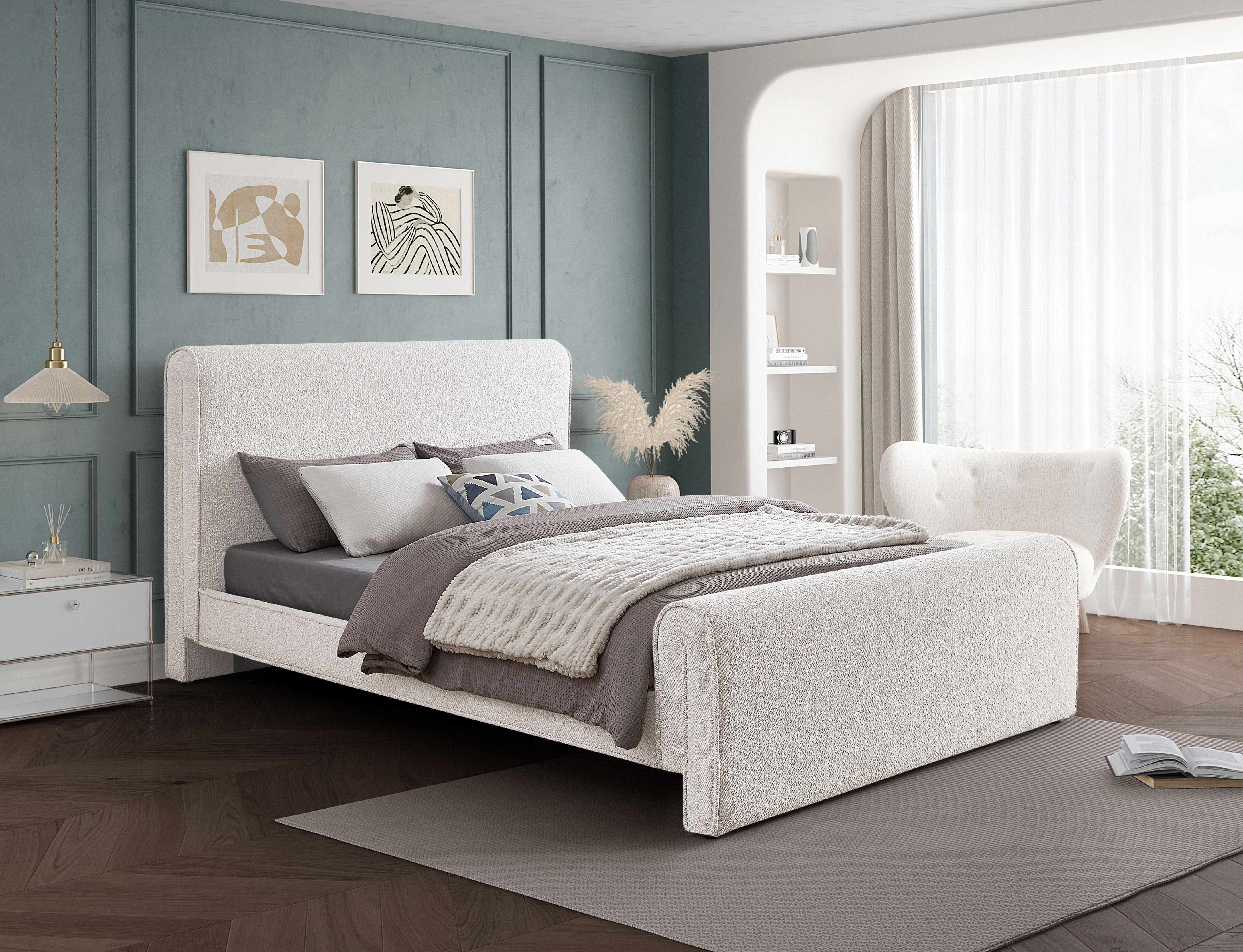 Stylus - Full Bed - Cream