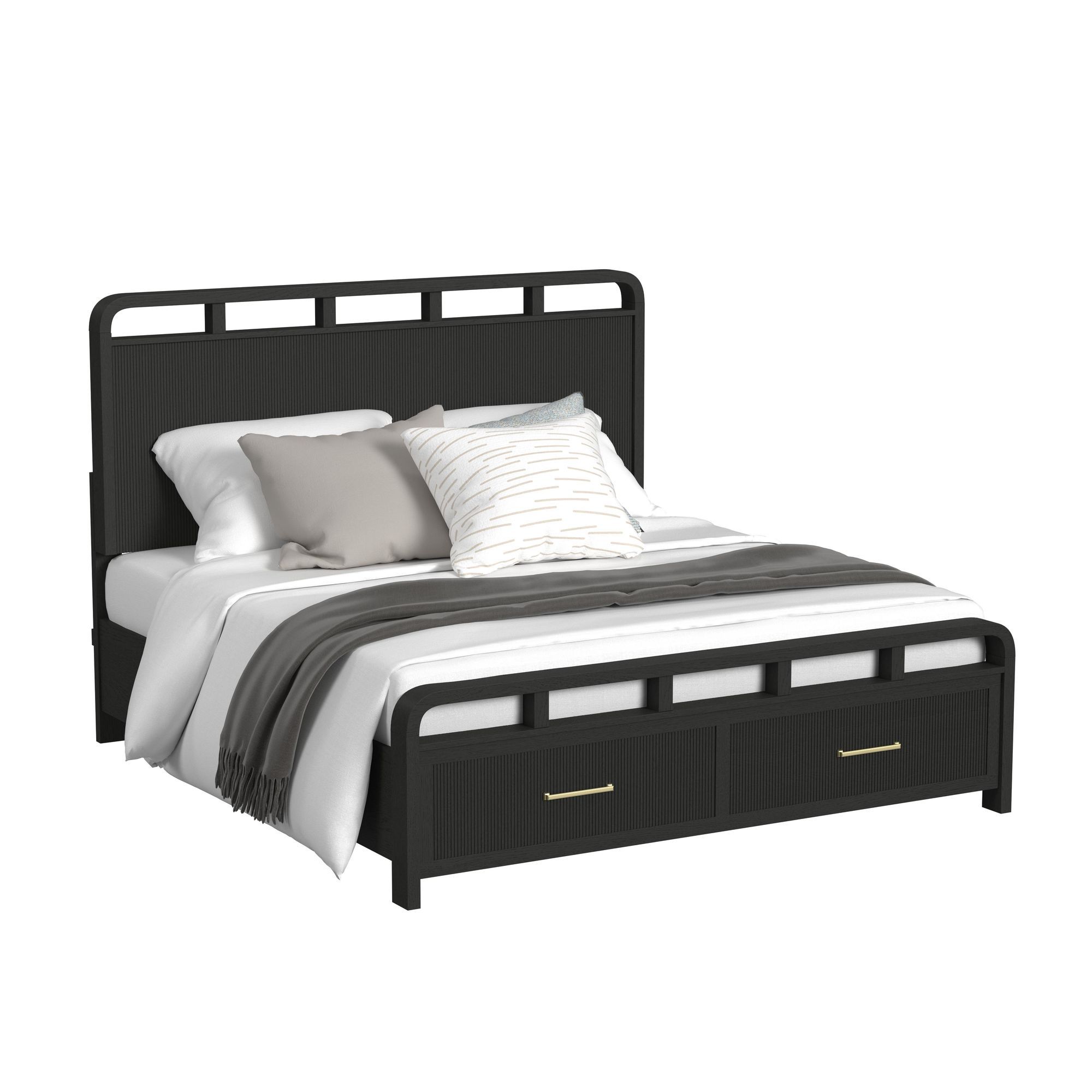 King Storage Bed