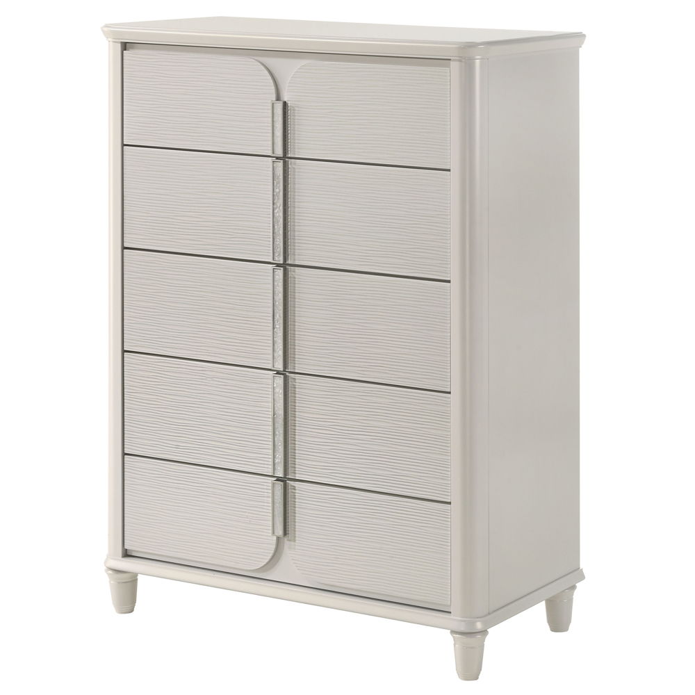 Laveda - Chest - Pearl White, white