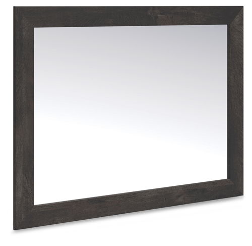 Hollivern - Bedroom Mirror - Dark Gray, dark gray