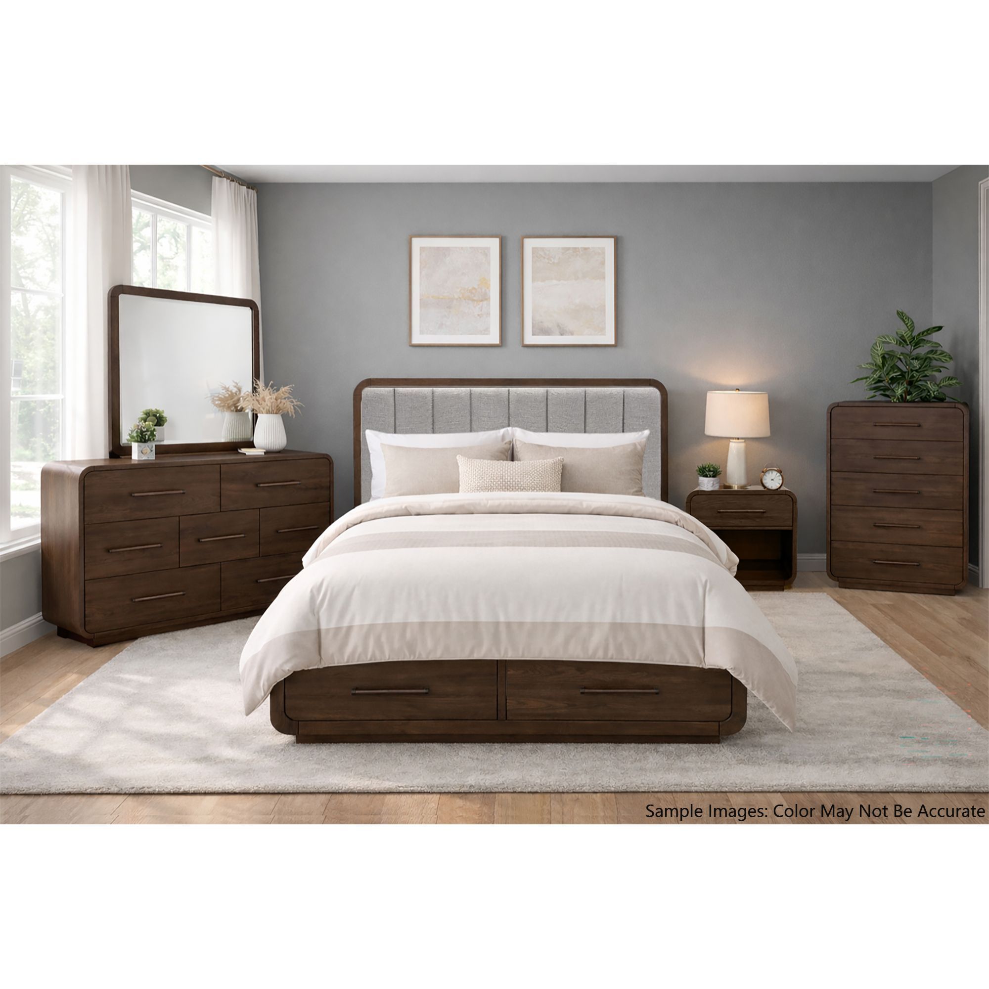 Glinda - King Storage Bed - Brown