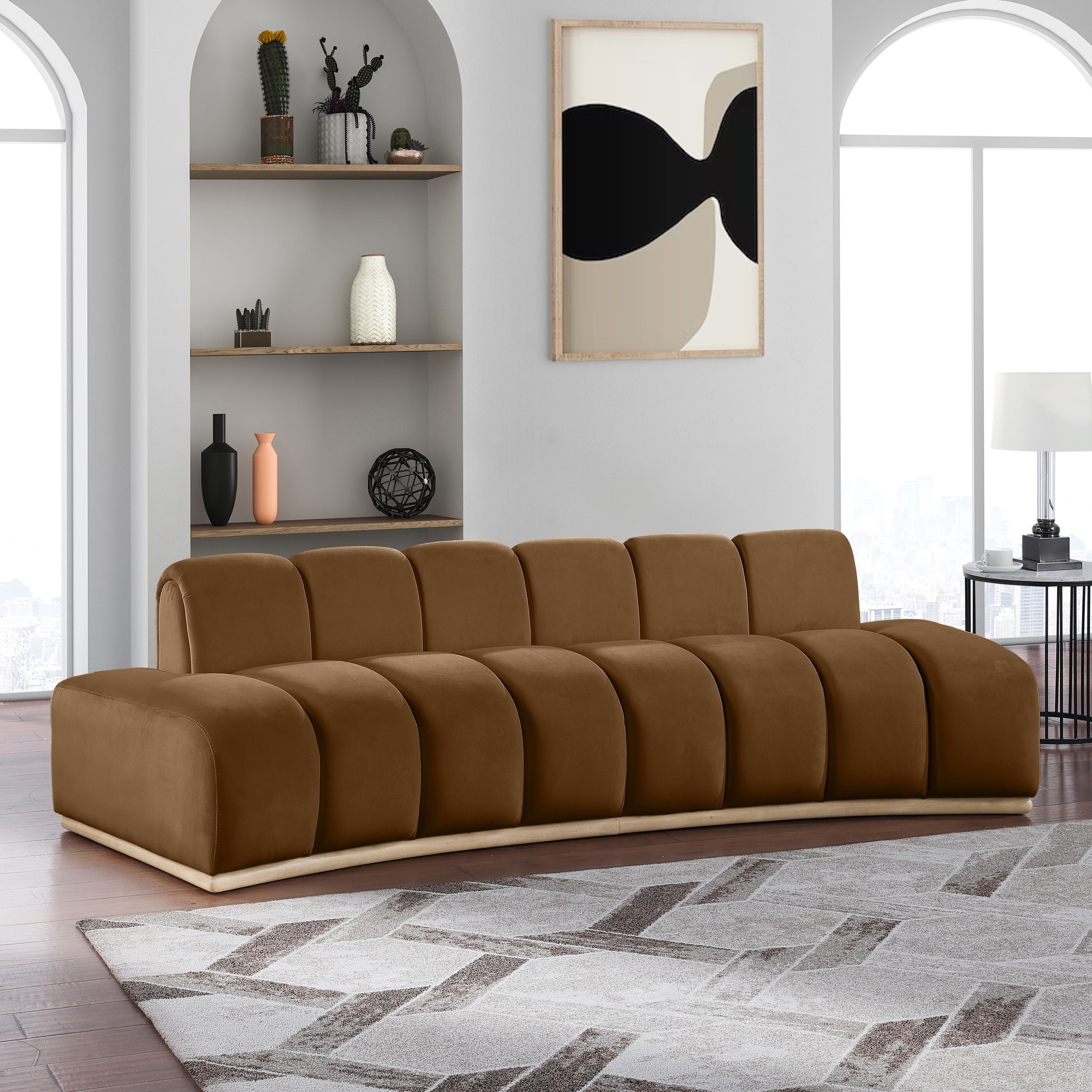 Jace - Sofa - Saddle