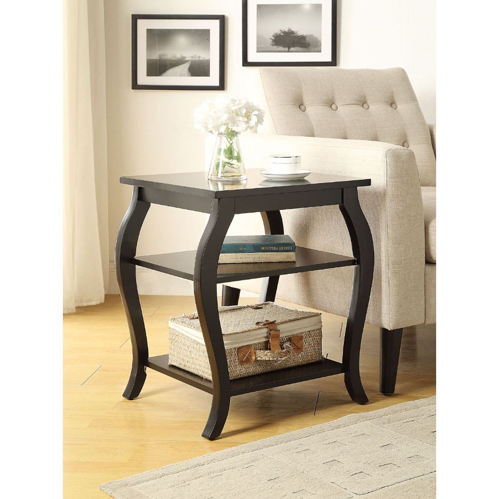 Becci - Accent Table - Black, black, view 3