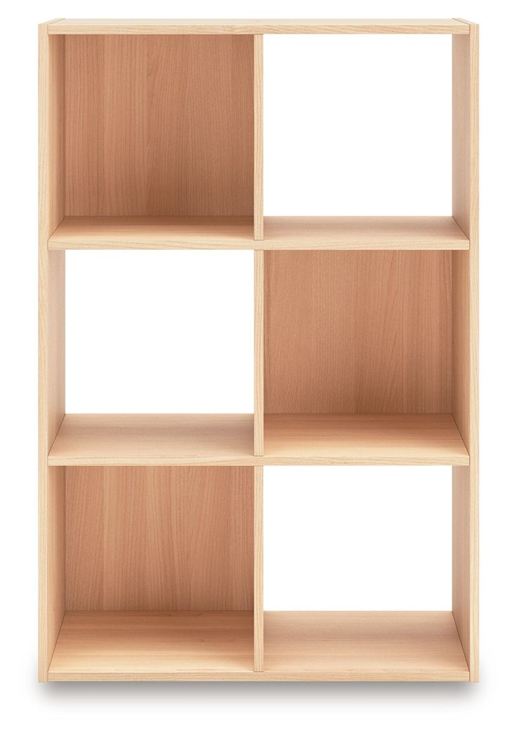 Ashley Furniture Piperton - Six Cube Organizer - Tan - Image 3