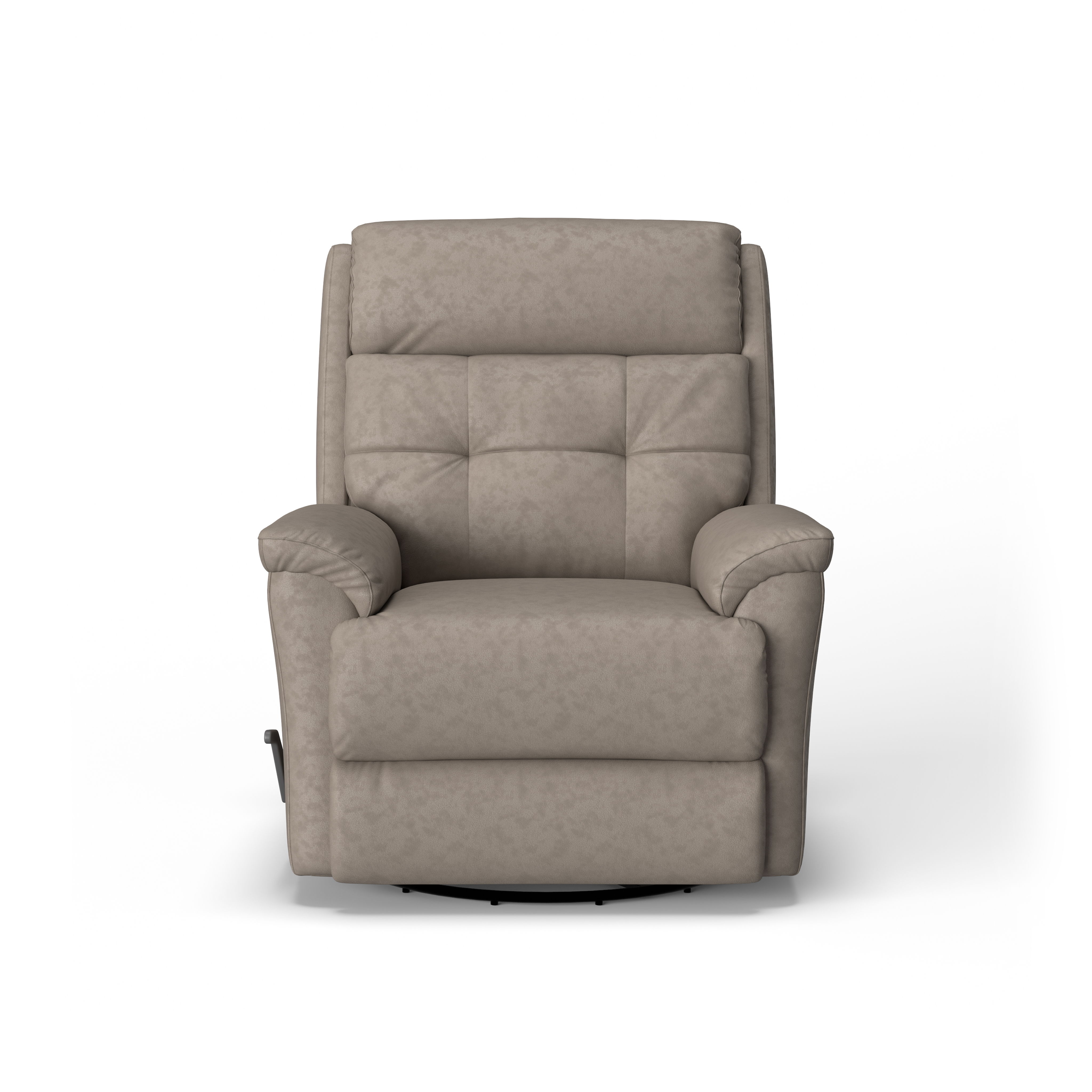 Sophisticated - Power Swivel Gliding Recliner With Power Headrest & Lumbar, dark brown, view 6