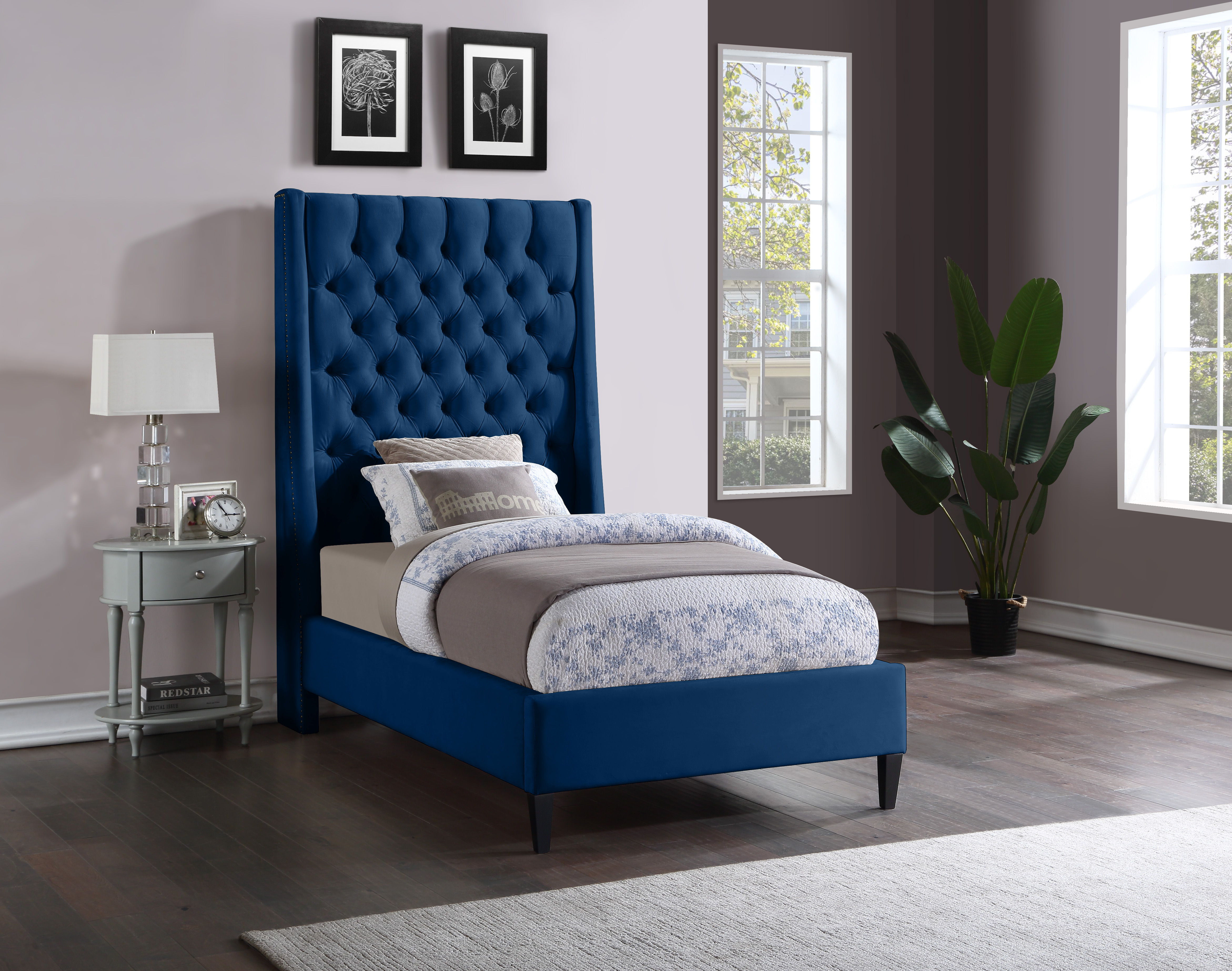 Fritz - Twin Bed - Navy