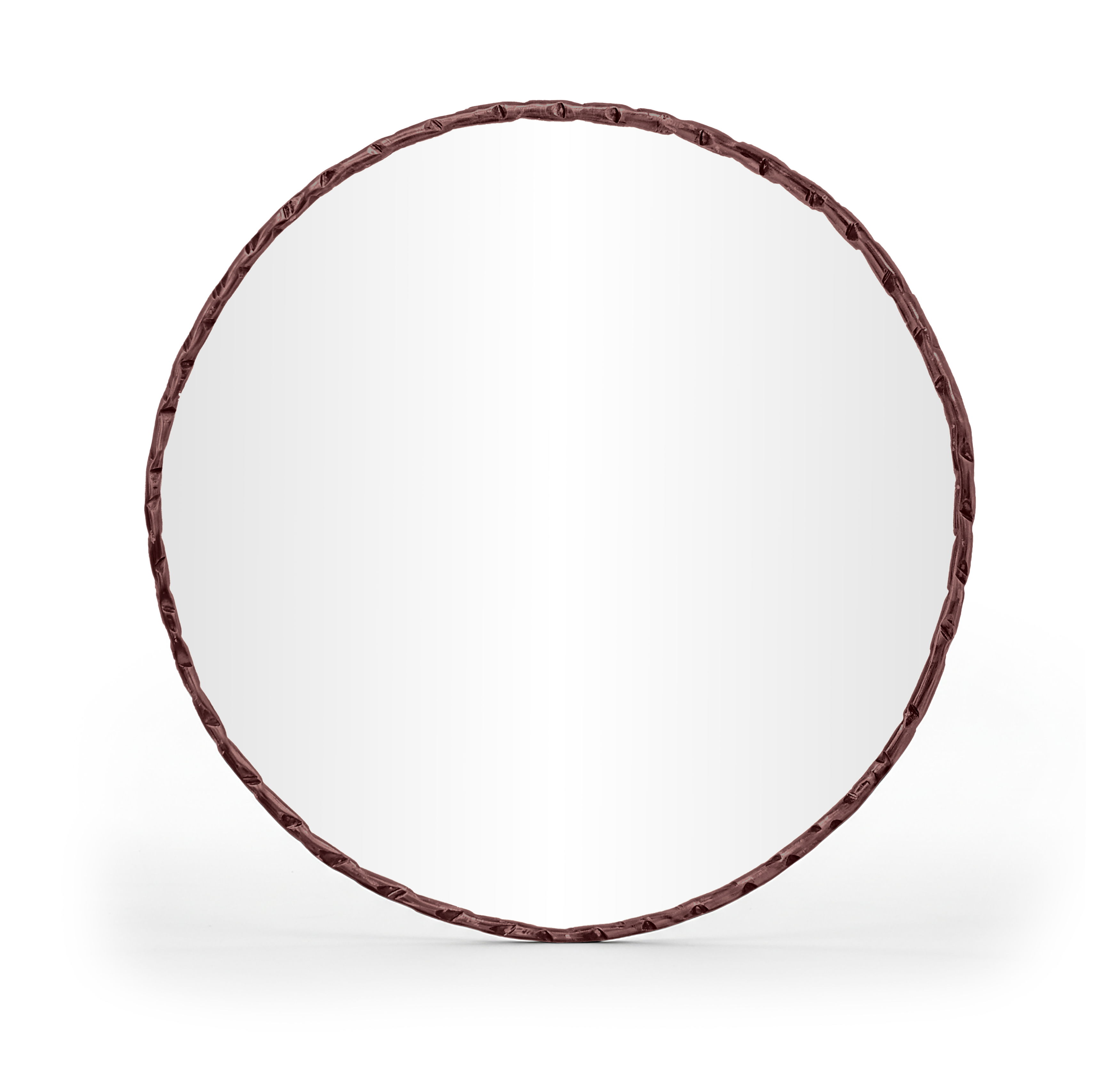 Hammer - 36" Iron Mirror - Brown