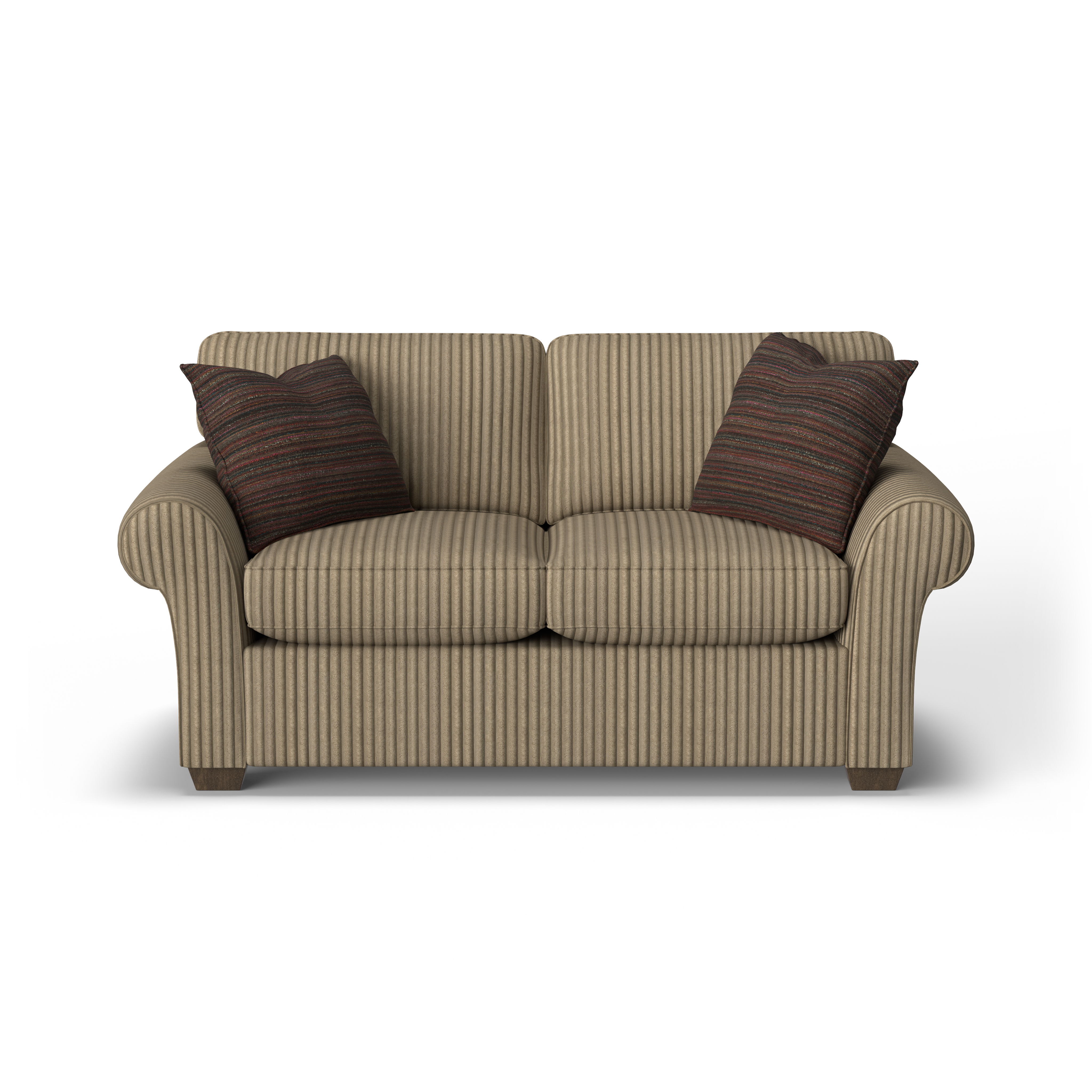 Vail - Fabric Loveseat, light brown, view 4