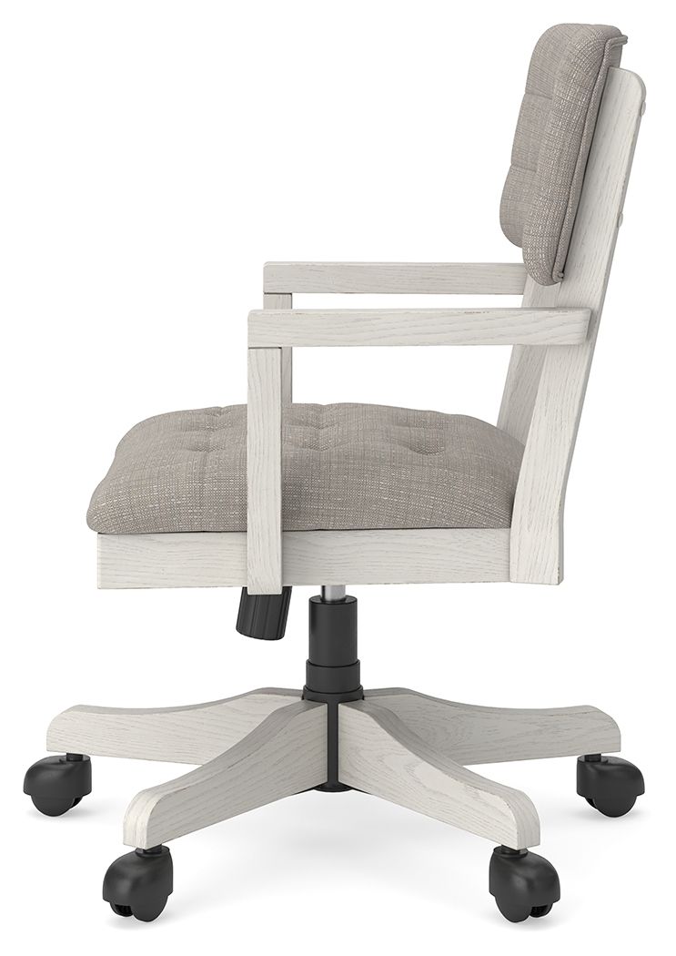 Ashley Furniture Robbinsdale - Home Office Desk Chair - Antique White - Image 6