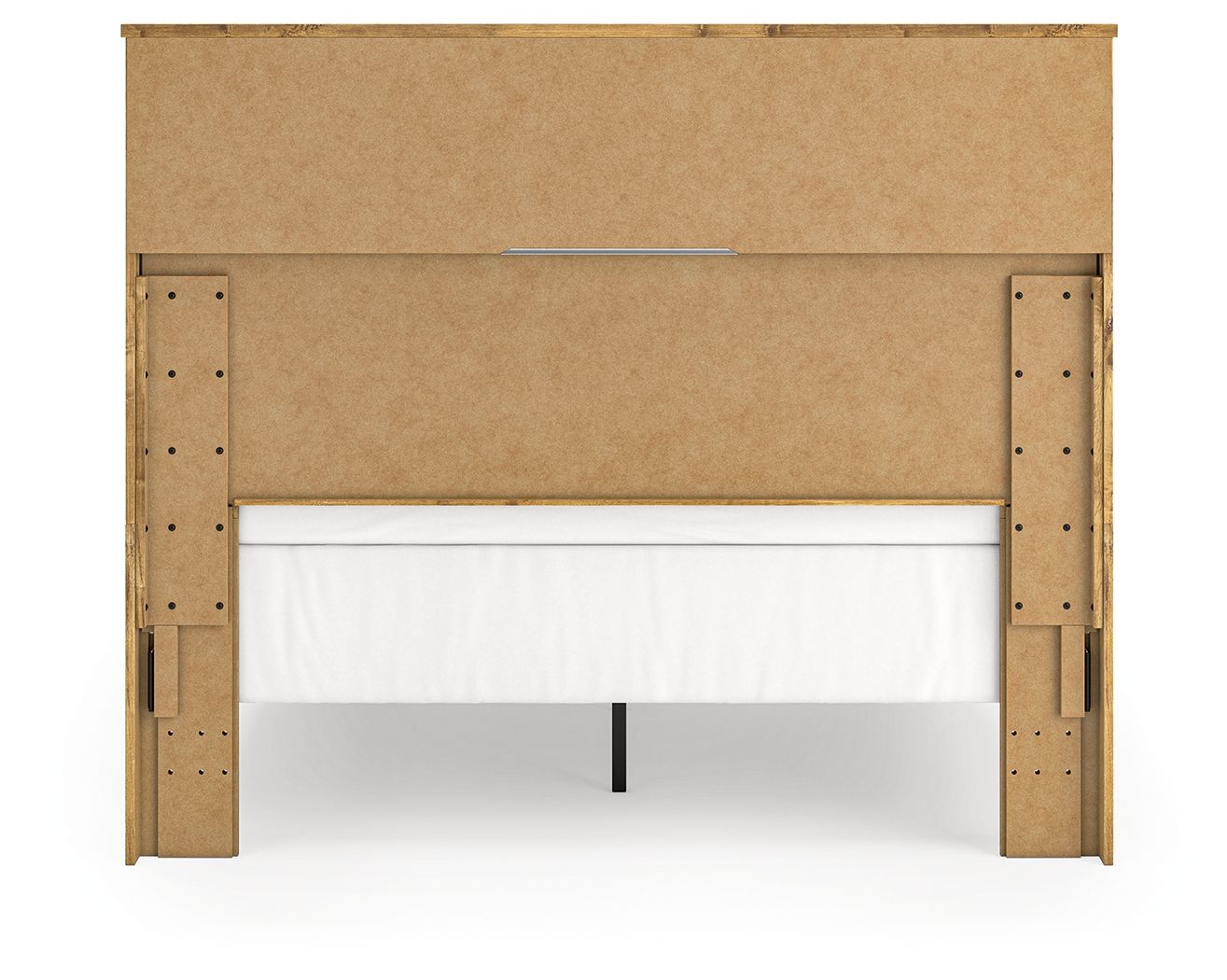 Ashley Furniture Maystonna - Queen Panel Bed - Brown - Image 7