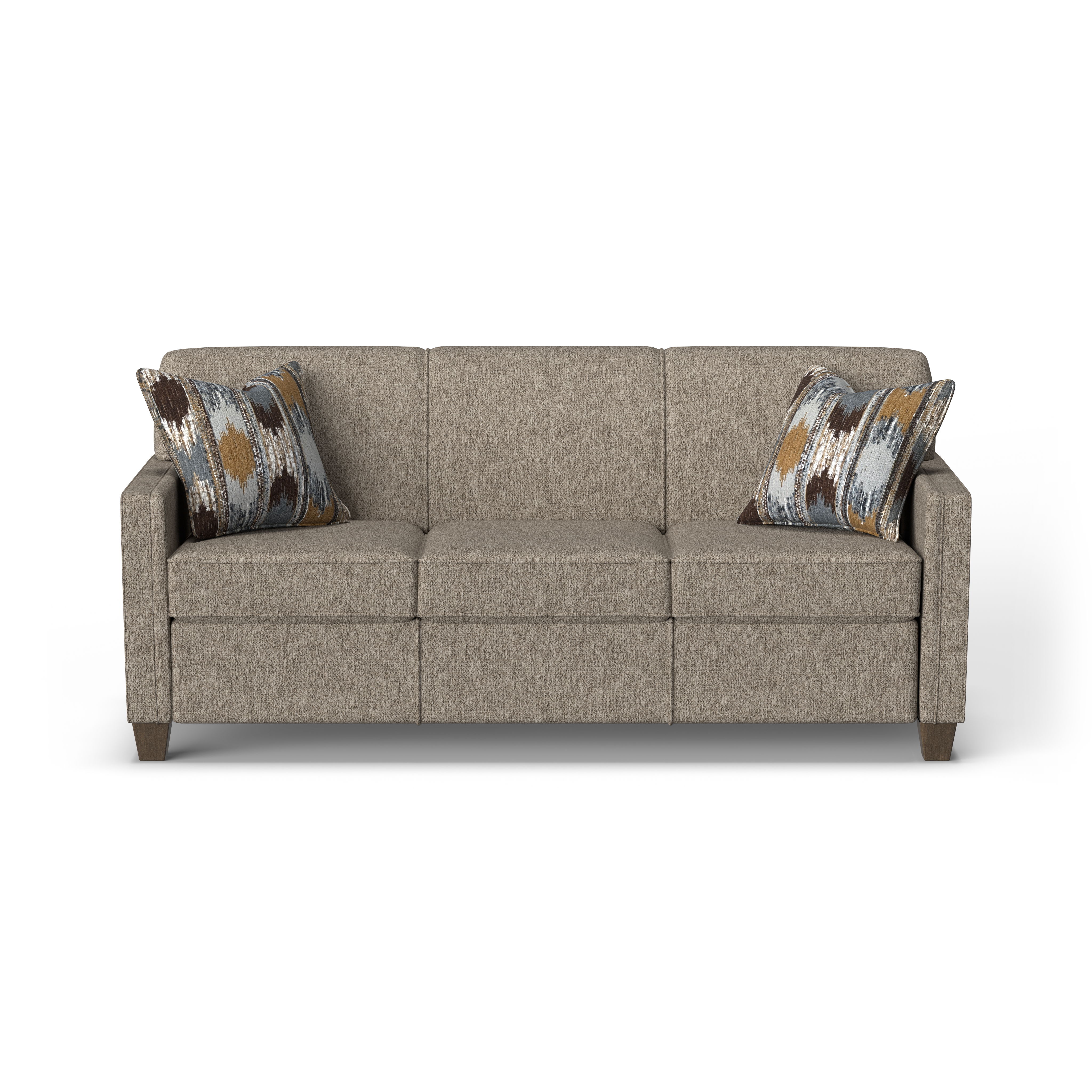 Nora - Fabric Sofa, light brown, view 8