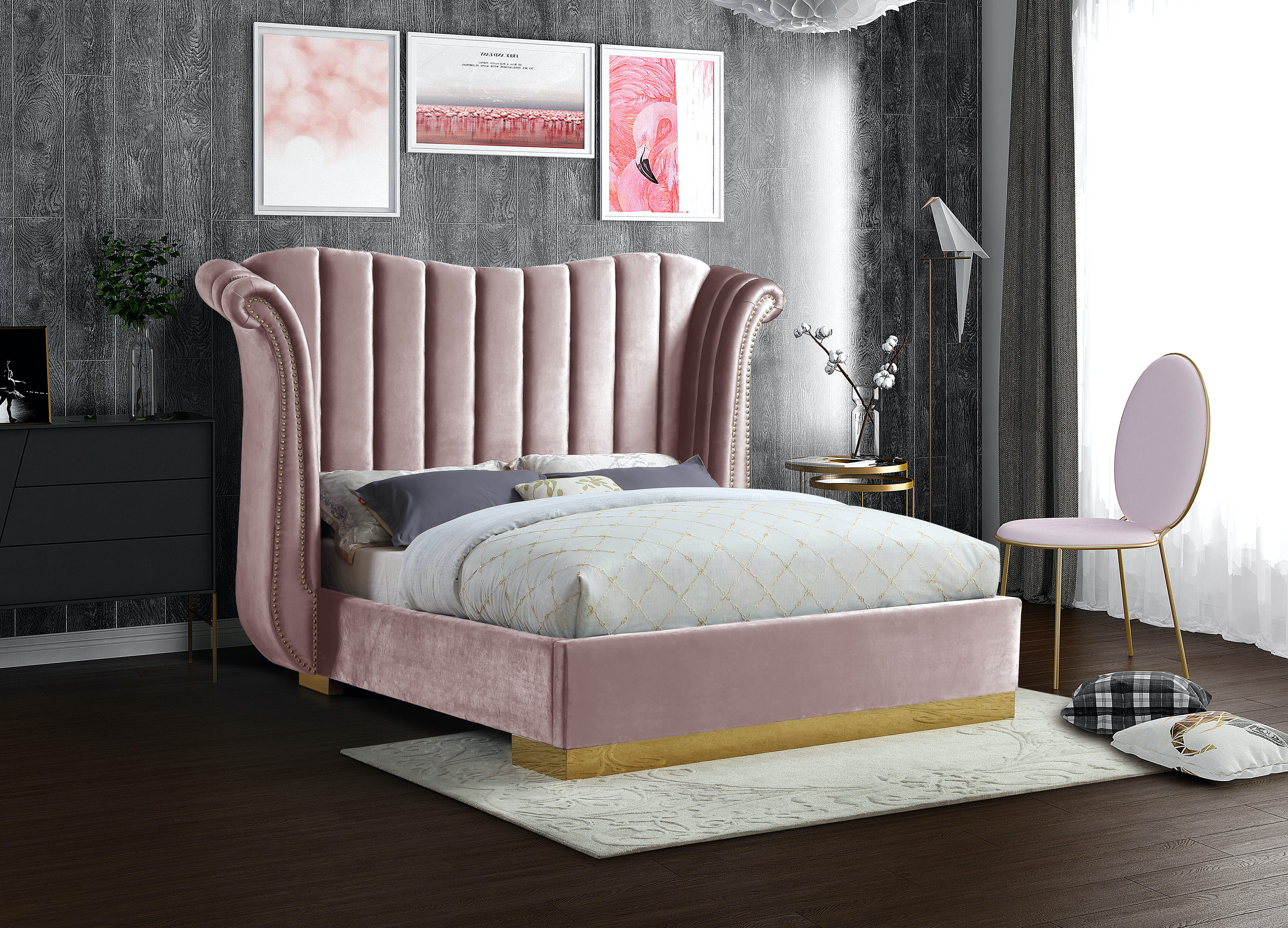 Flora - Queen Bed - Pink