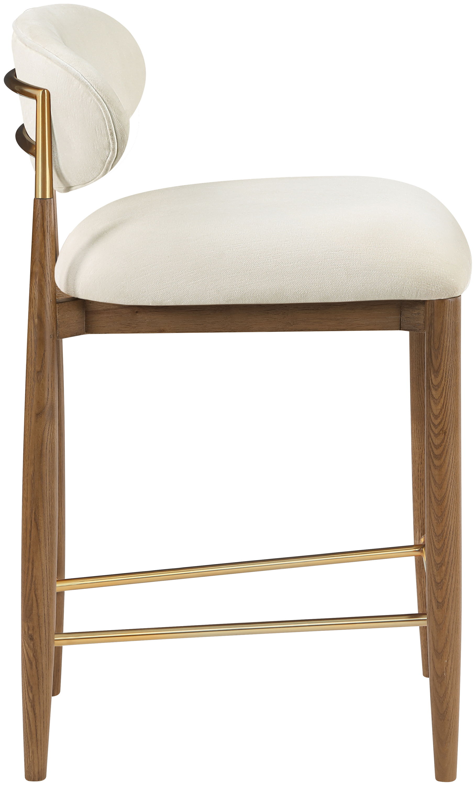 Riccio - Performance Fabric Stool - Cream