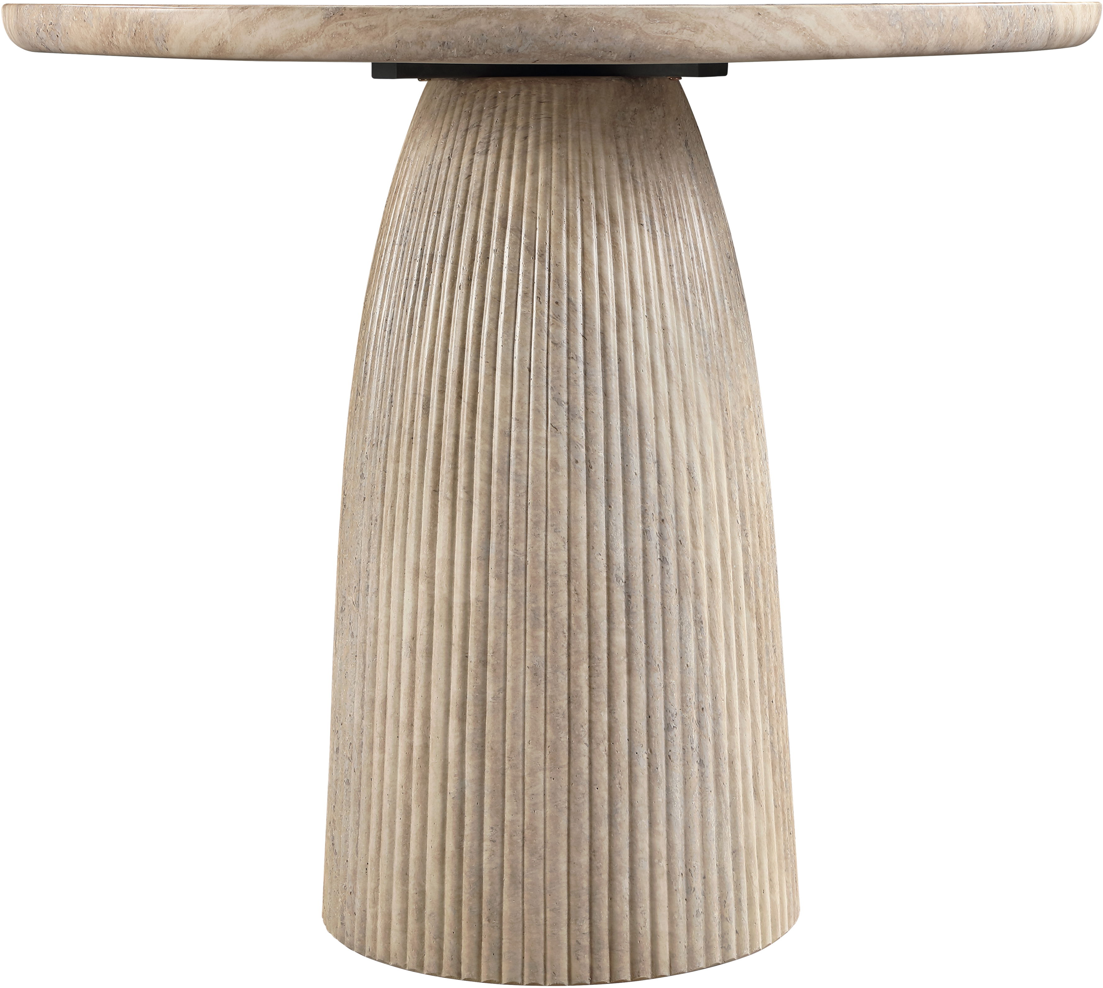 Venosa - 42" Concrete Indoor/Outdoor Counter Height Table - Travertine