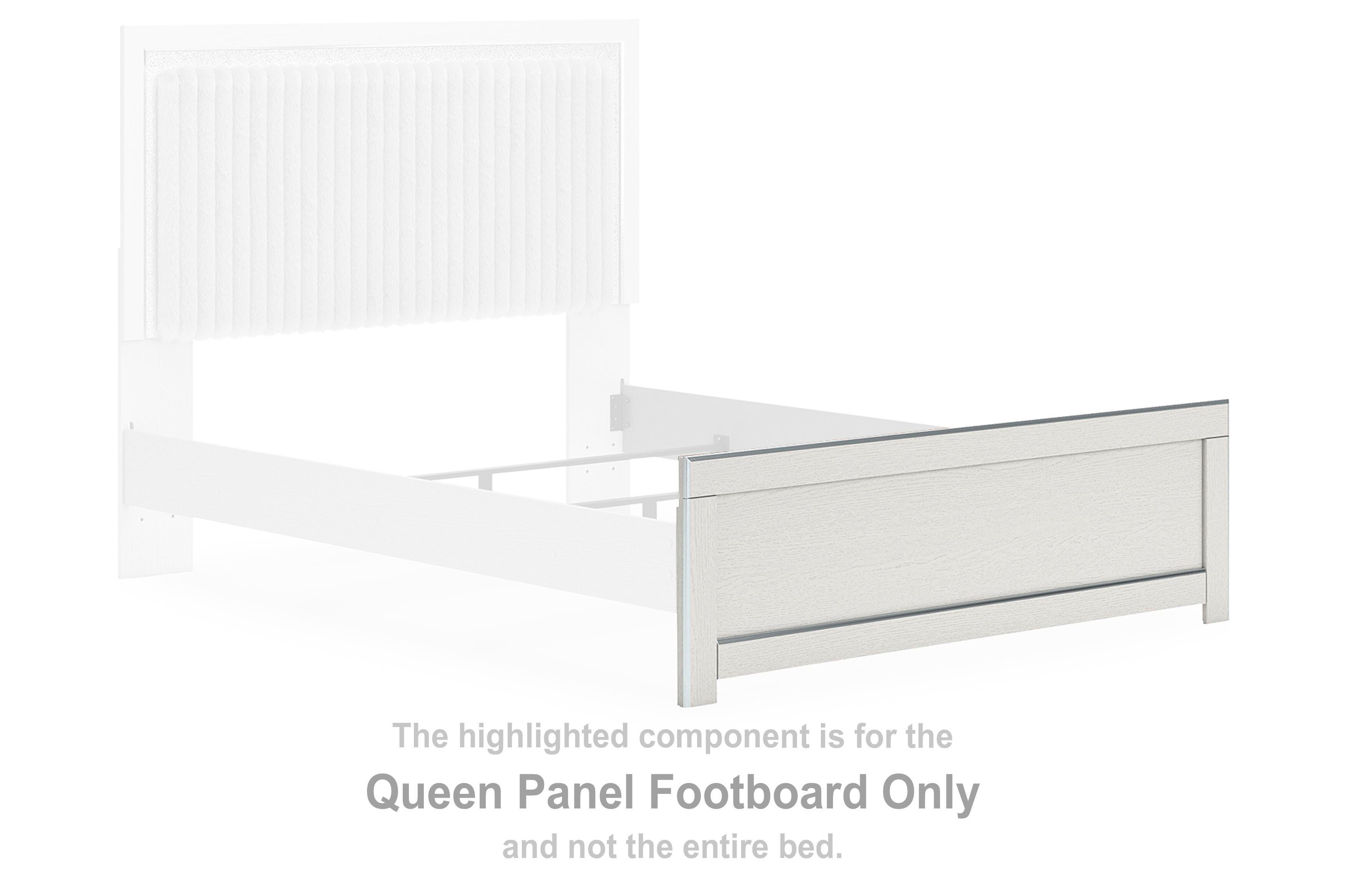 Zuraleus – Queen Panel Footboard – White