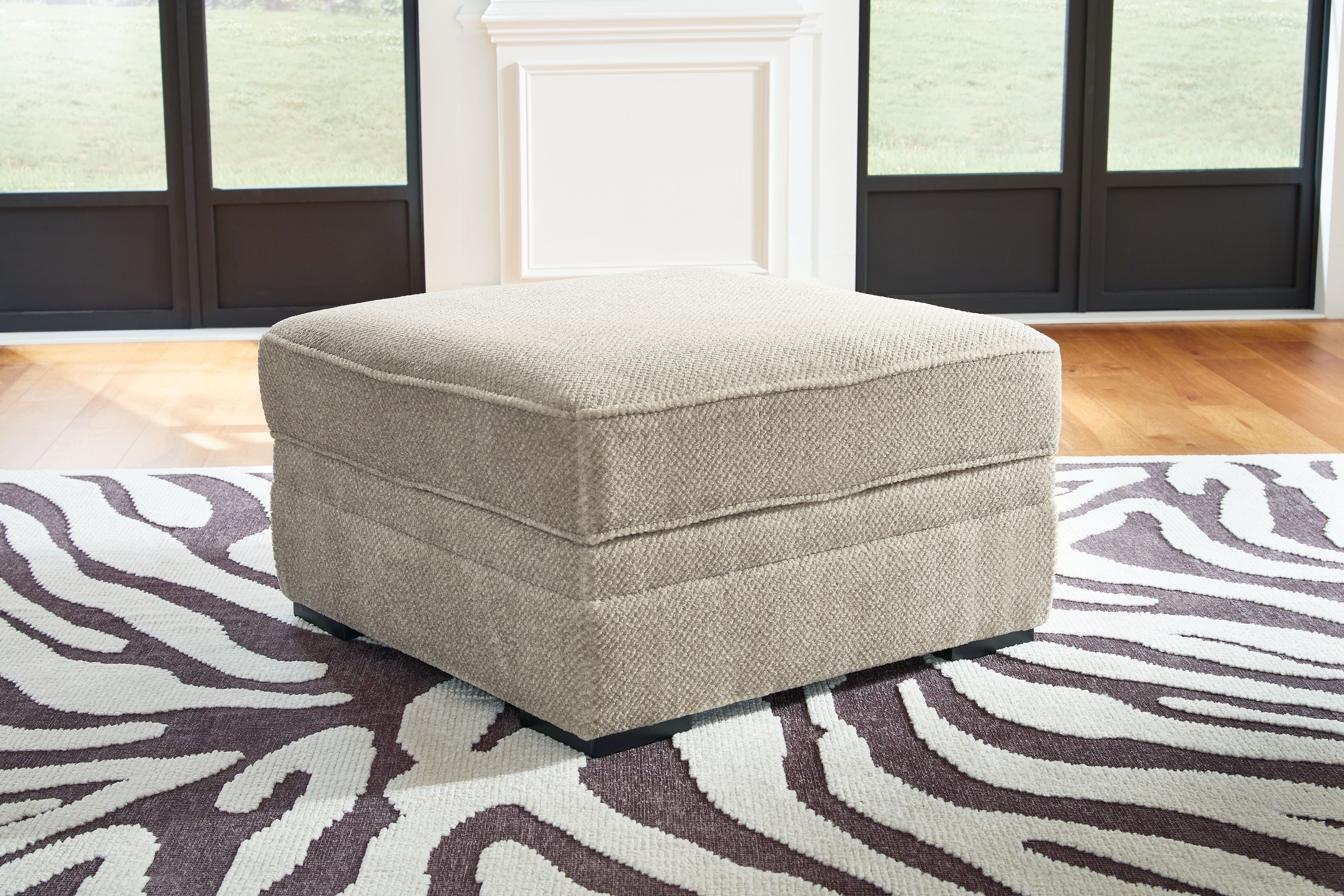 Ashley Furniture Calnita - Ottoman With Storage - Sisal - Image 2