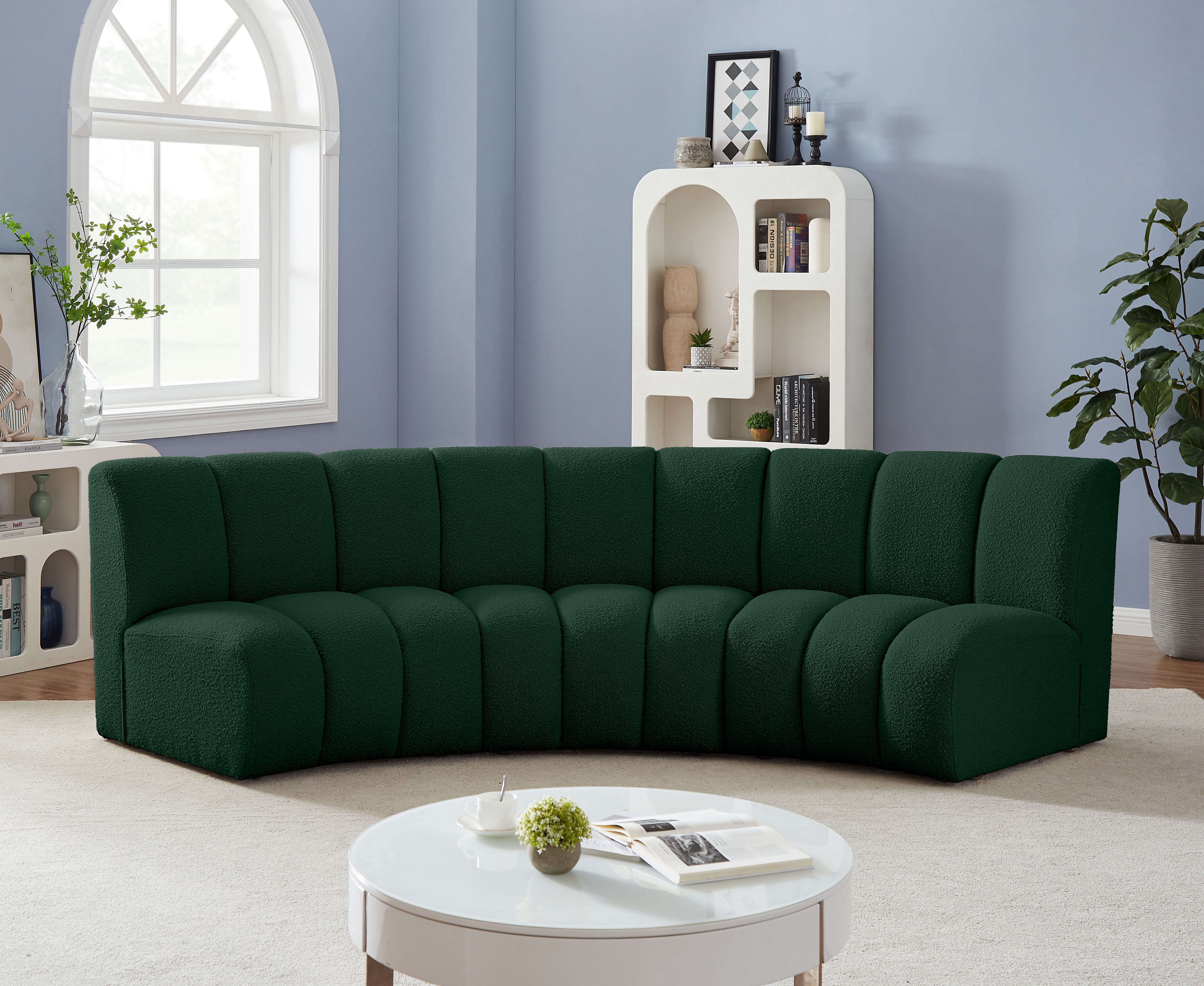 Infinity - 3 Piece Modular Sectional - Green