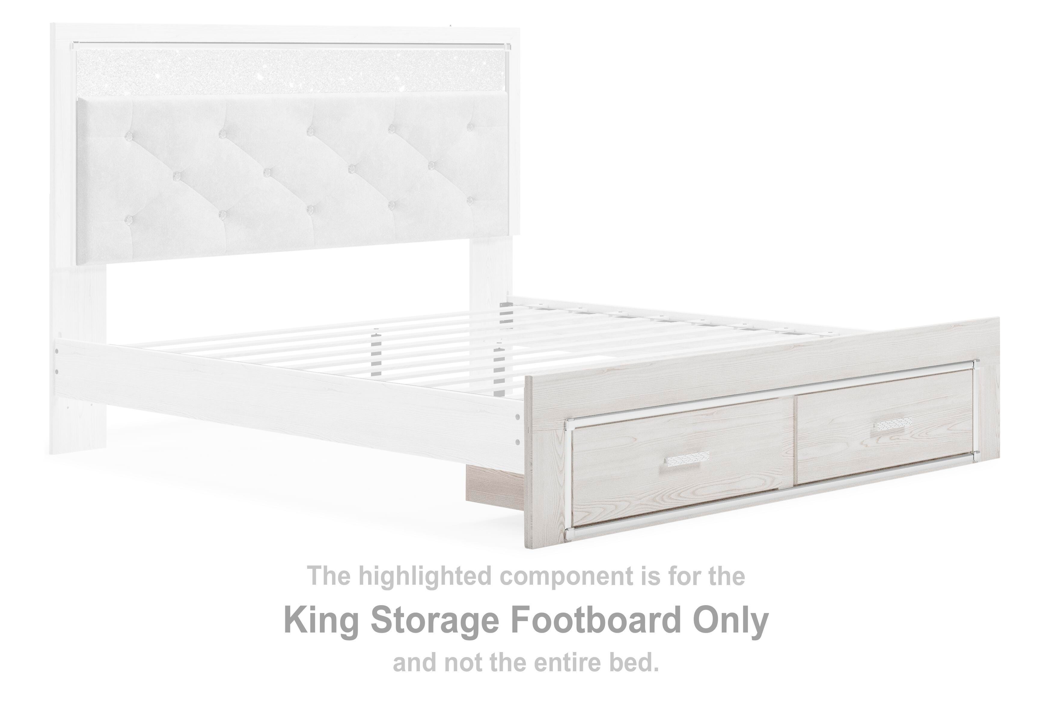 Altyra – King Storage Footboard – White