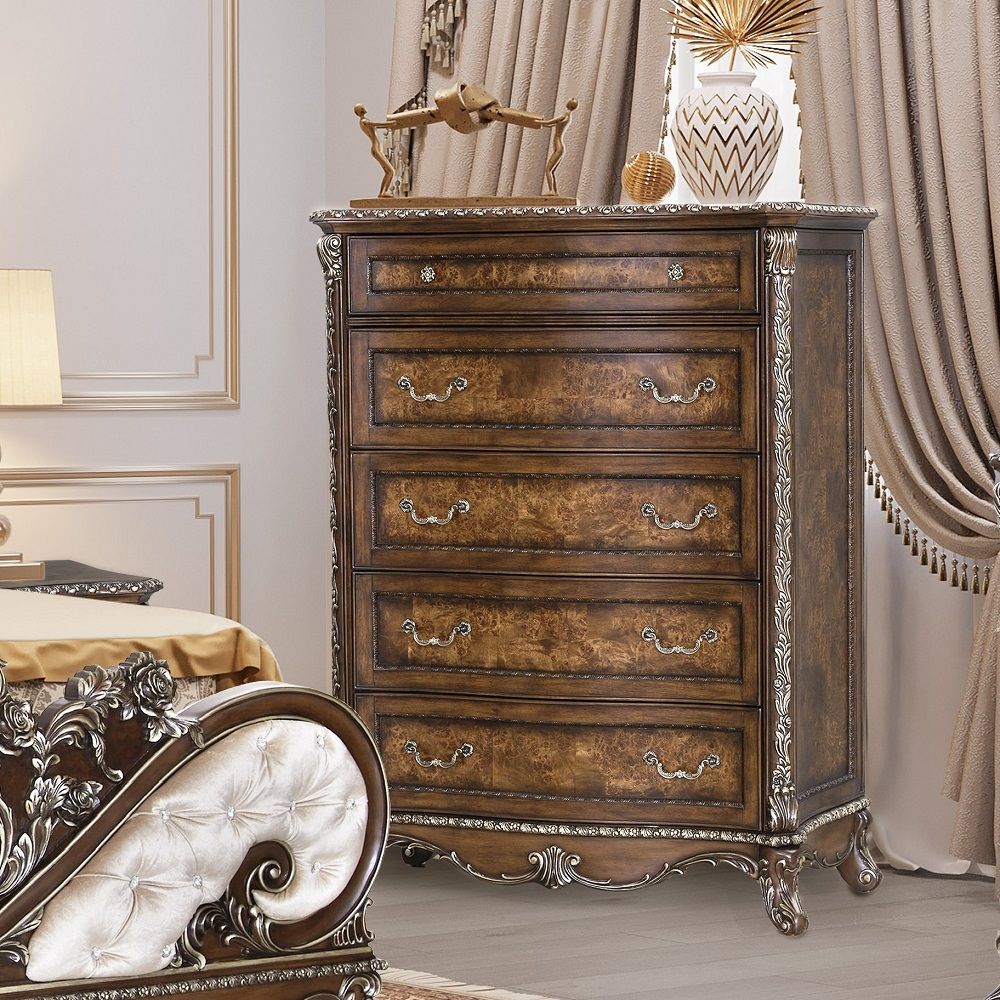 Devany - Chest - Cherry, dark brown