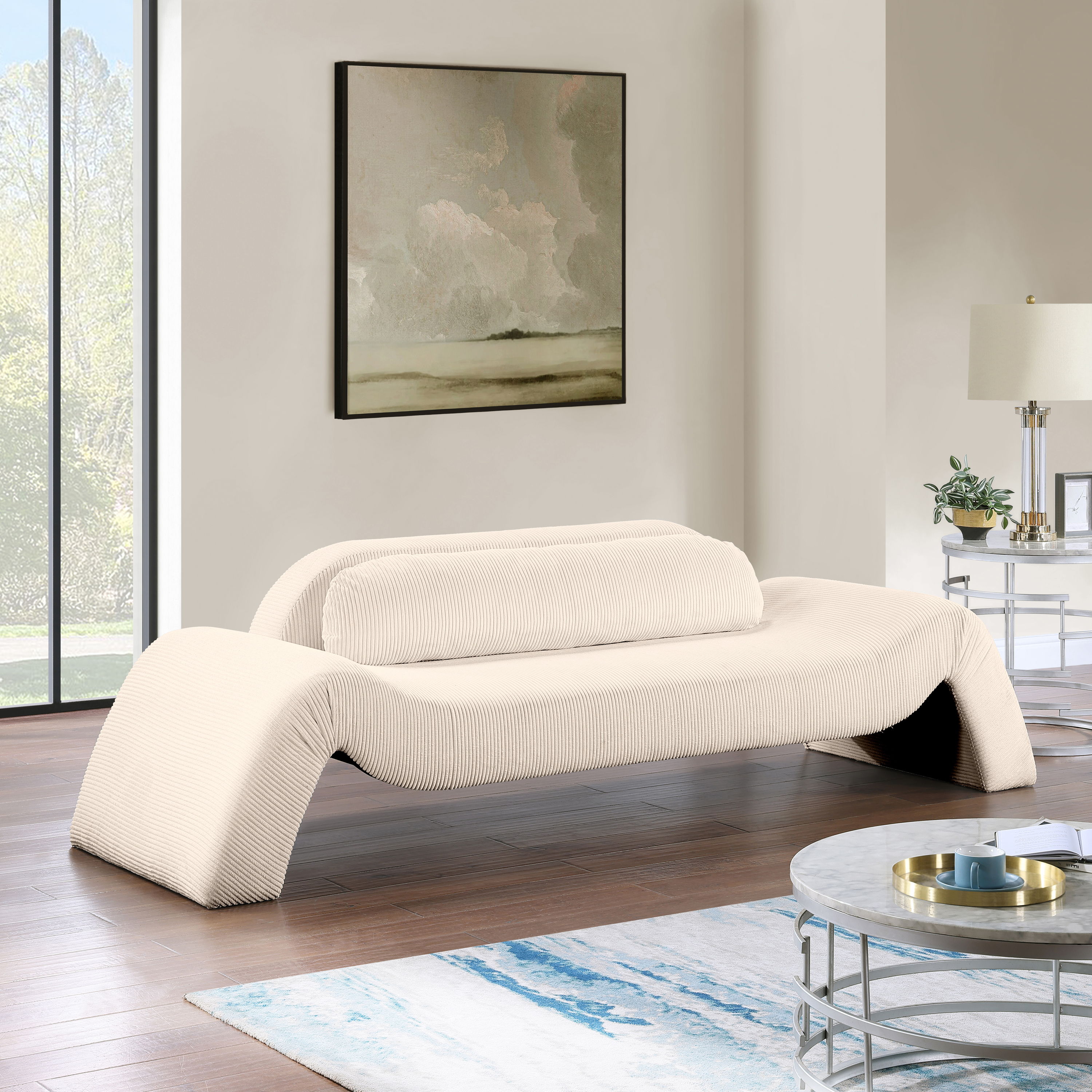 Austin - Corduroy Sofa - Beige