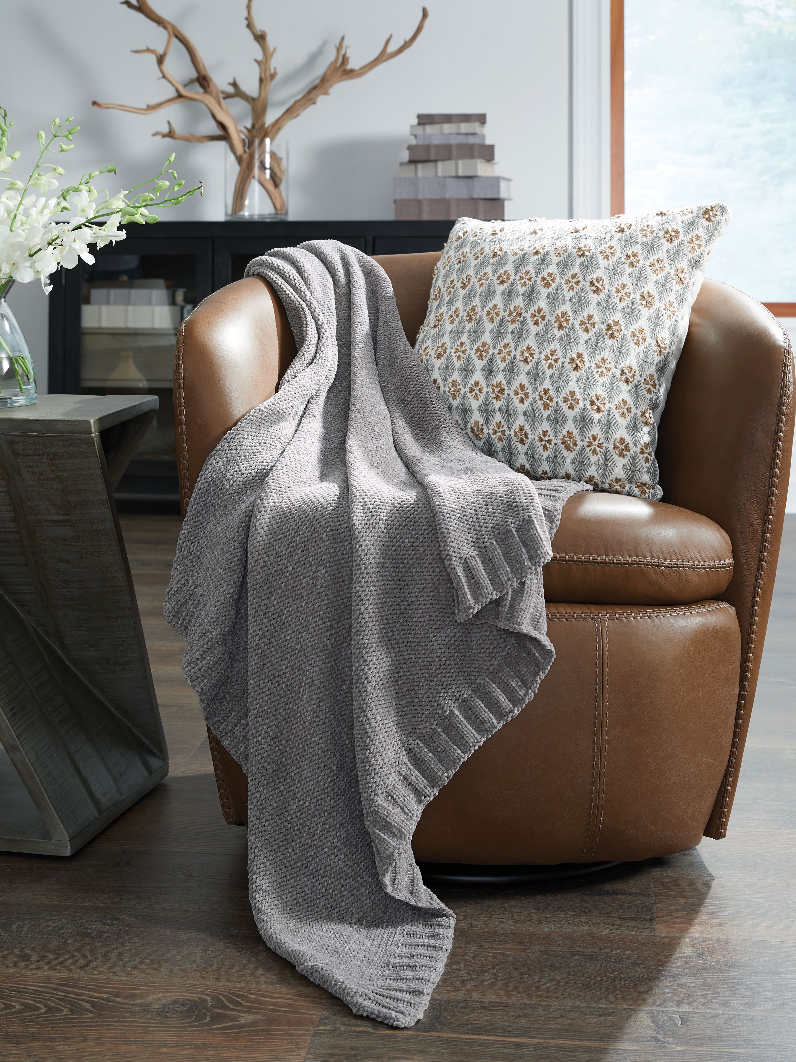 Anawood - Throw (Set of 3) - Gray