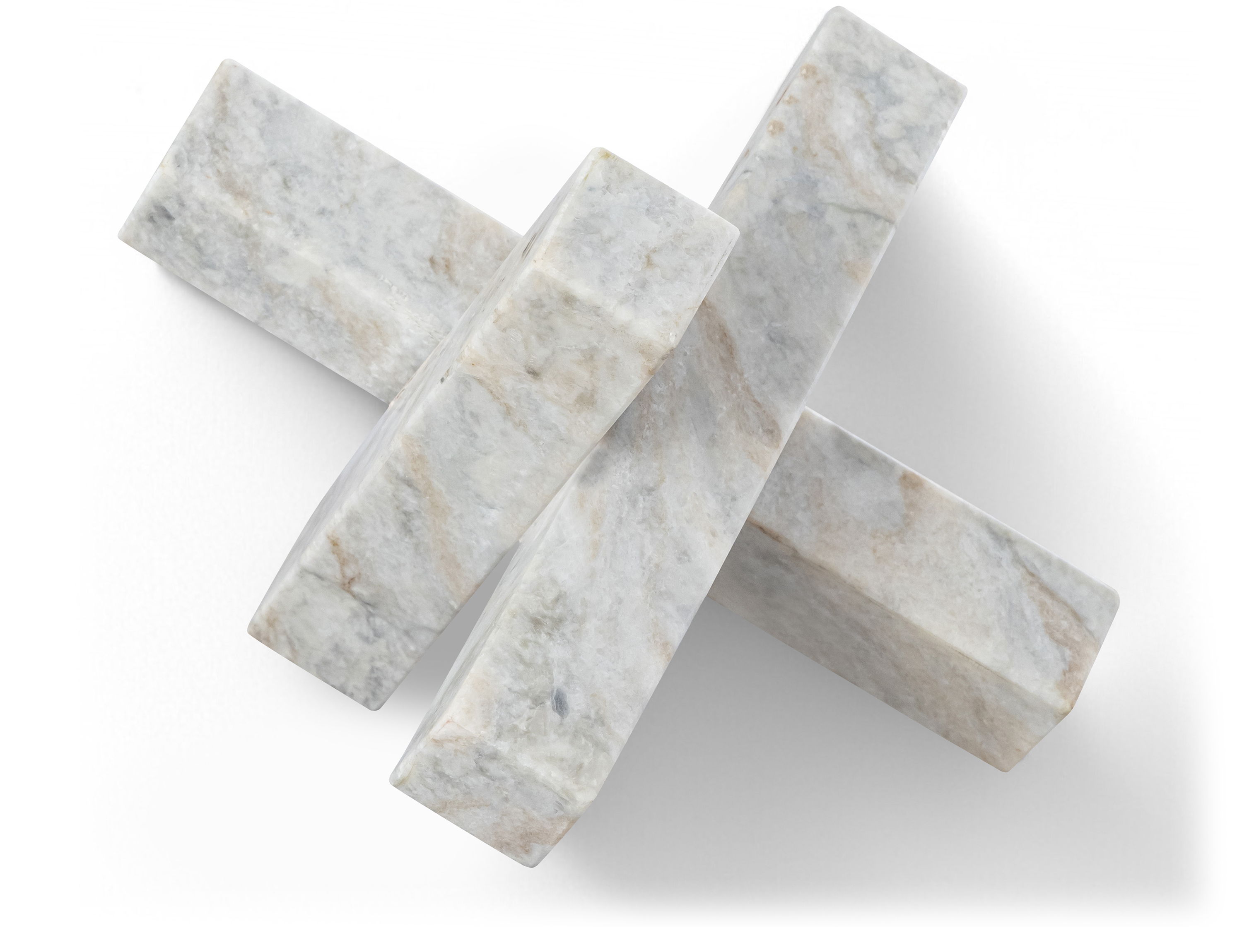 Stix - Marble Decorative Object - Brown