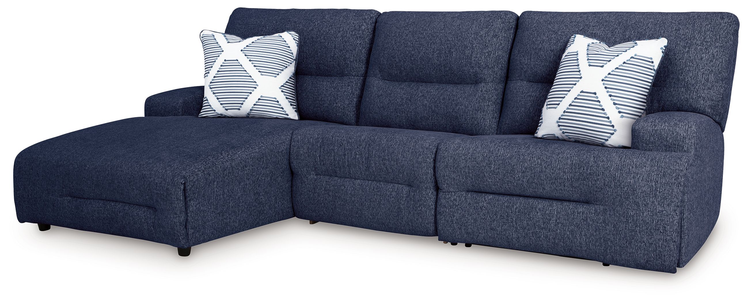 3 Pc · Power Reclining Sectional With LAF Power Reclining Back Chaise