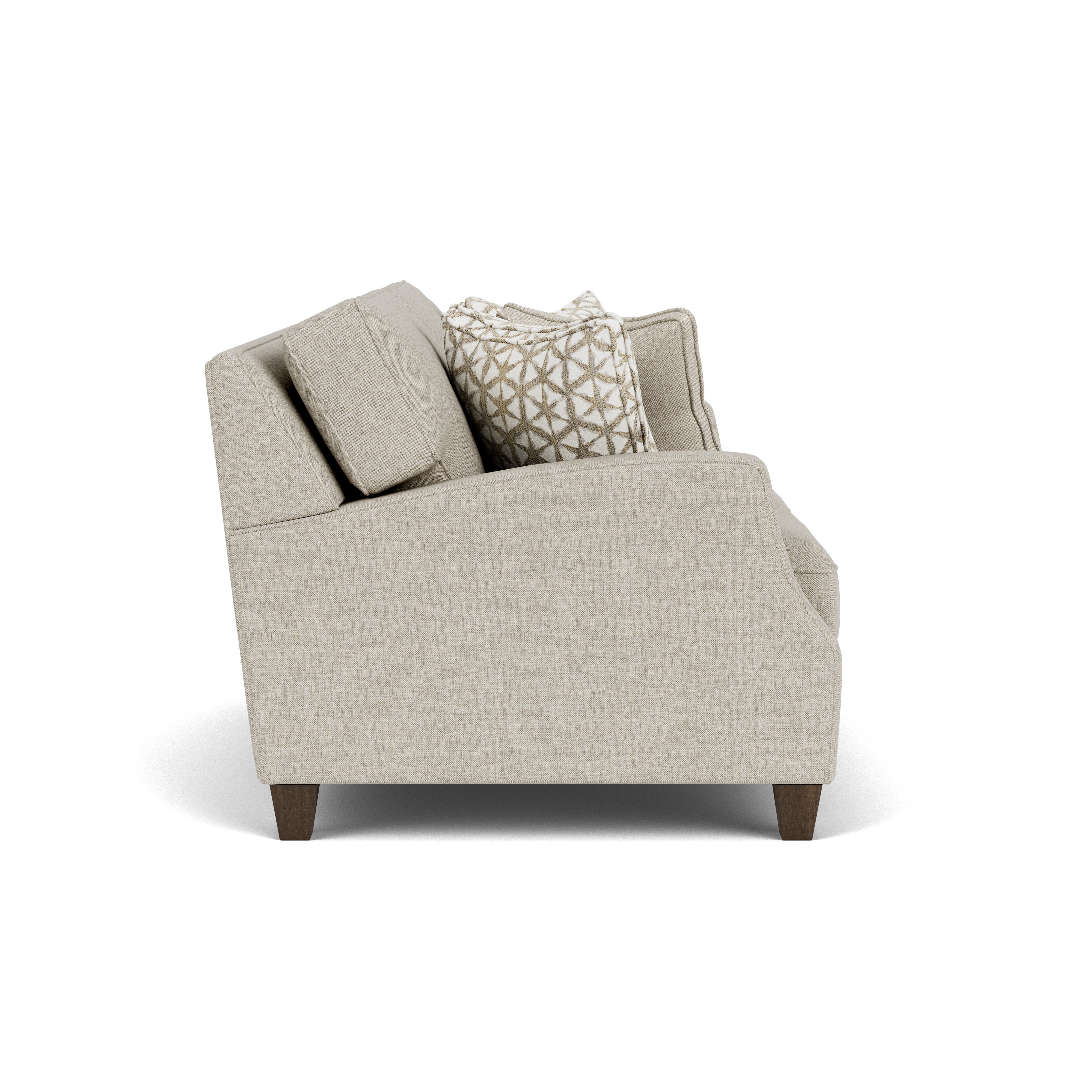 Lennox - Fabric Loveseat, light gray, view 5