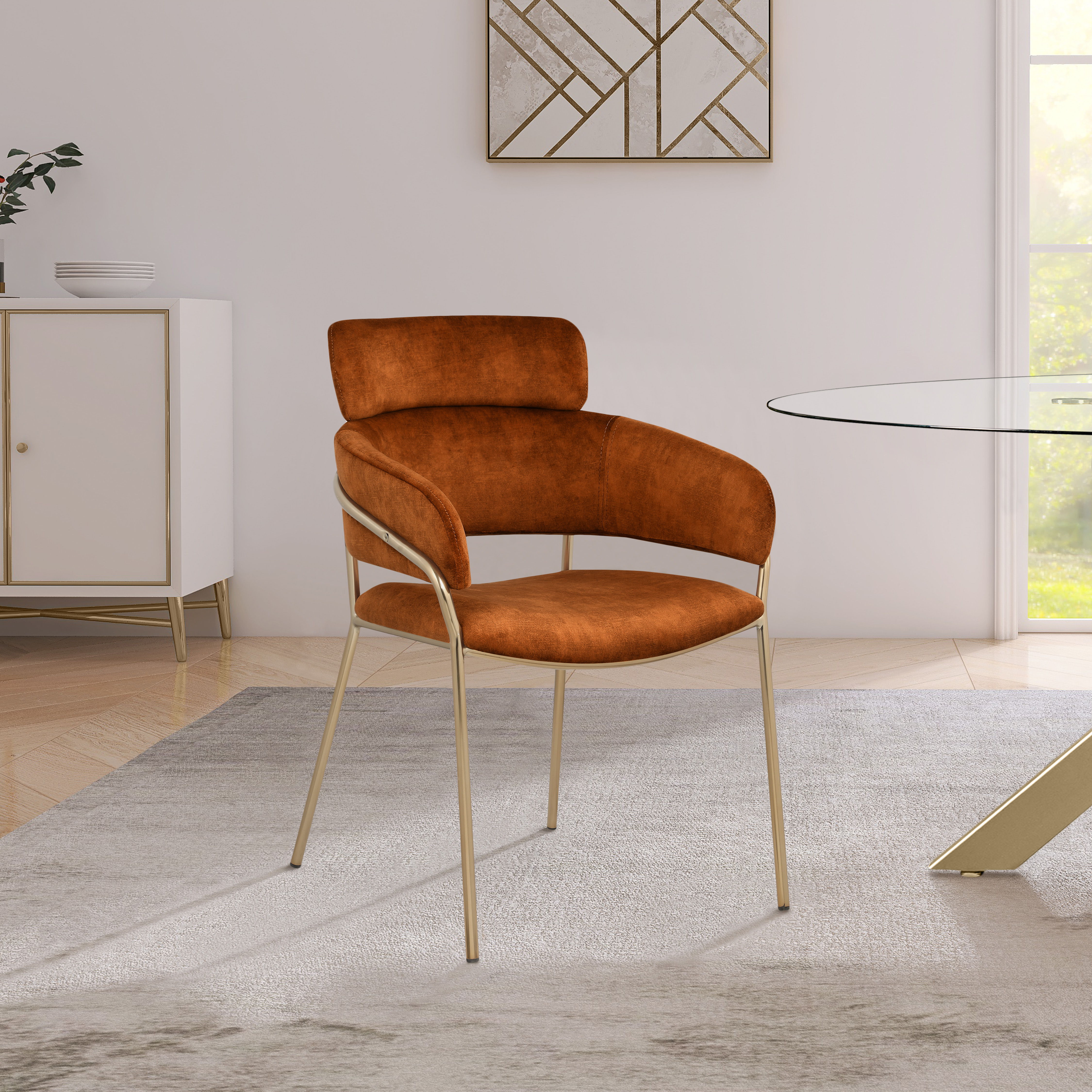 Yara - Dining Chair (Set of 2) - Cognac