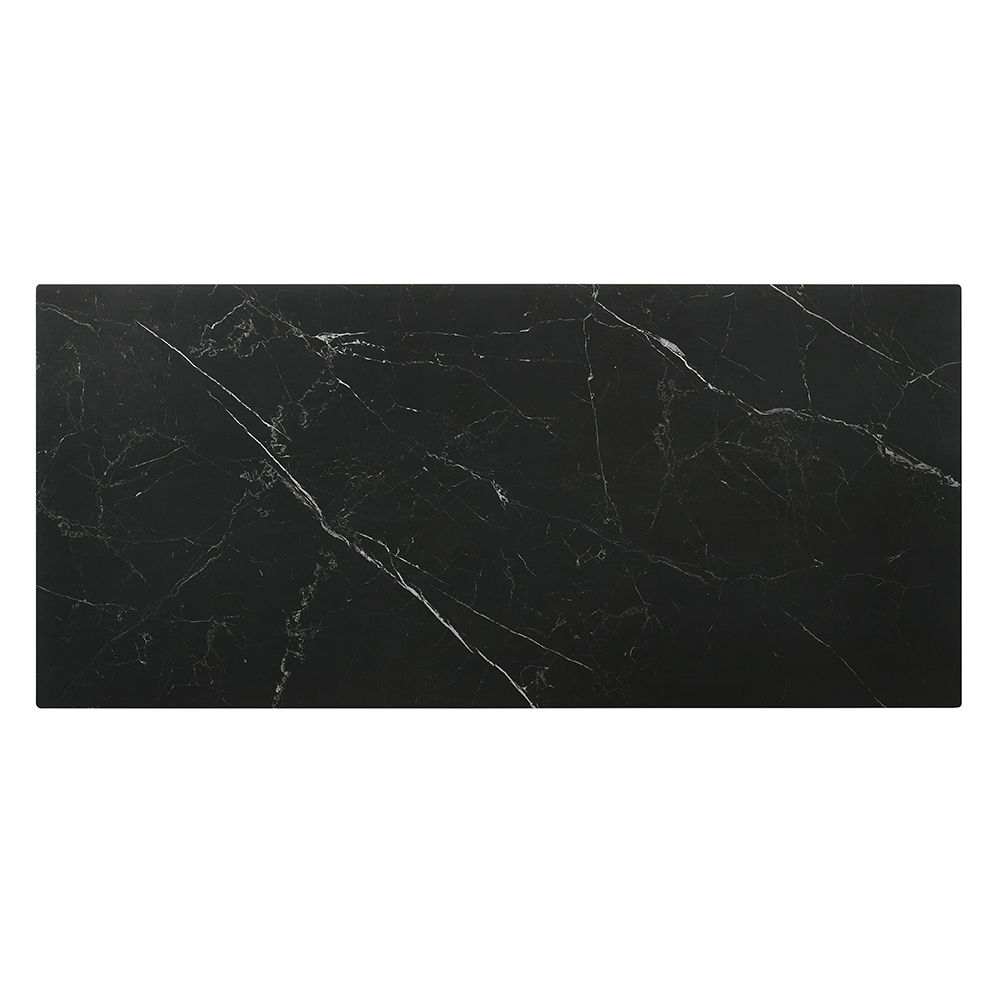 Destin - Dining Table - Sintered Stone & Walnut, black, view 3