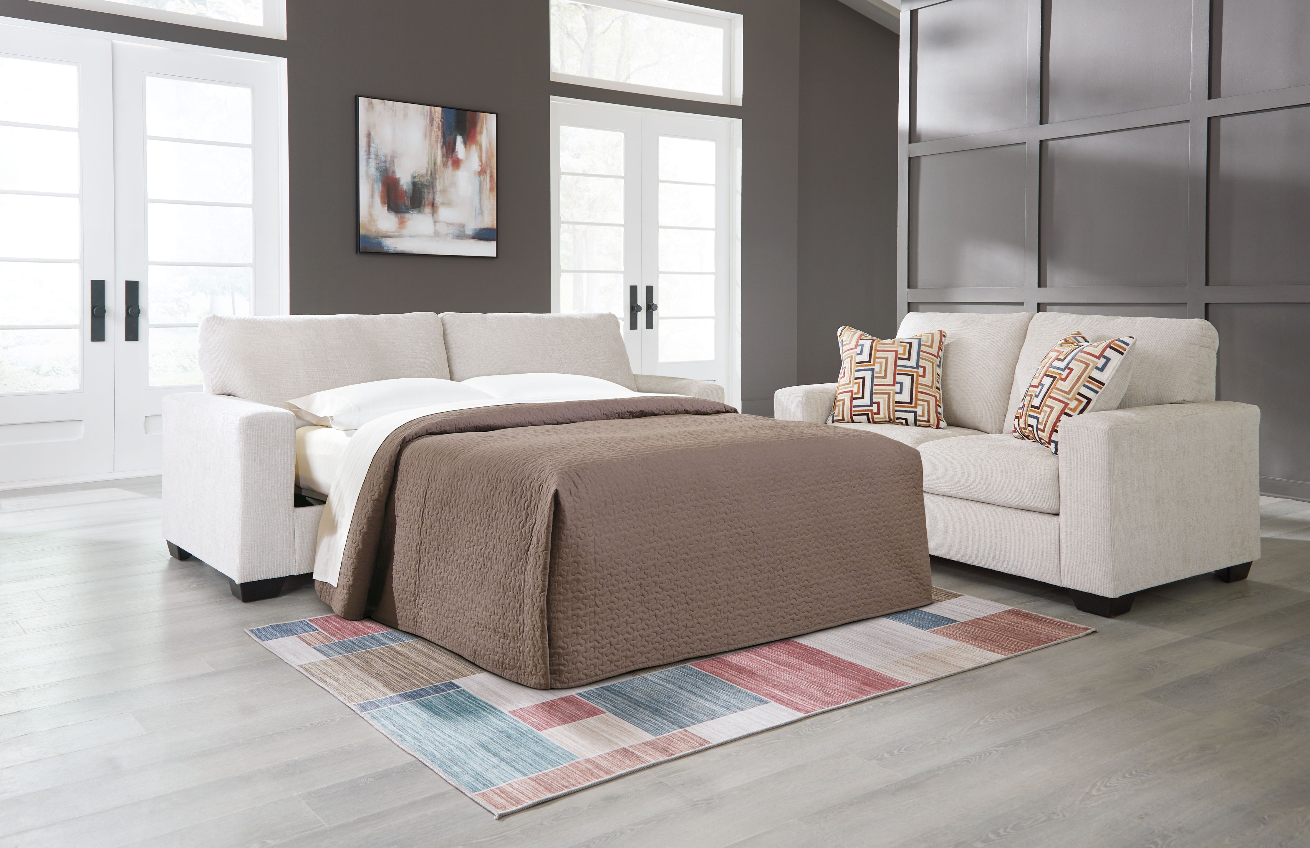 Aviemore - Queen Sofa Sleeper - Stone