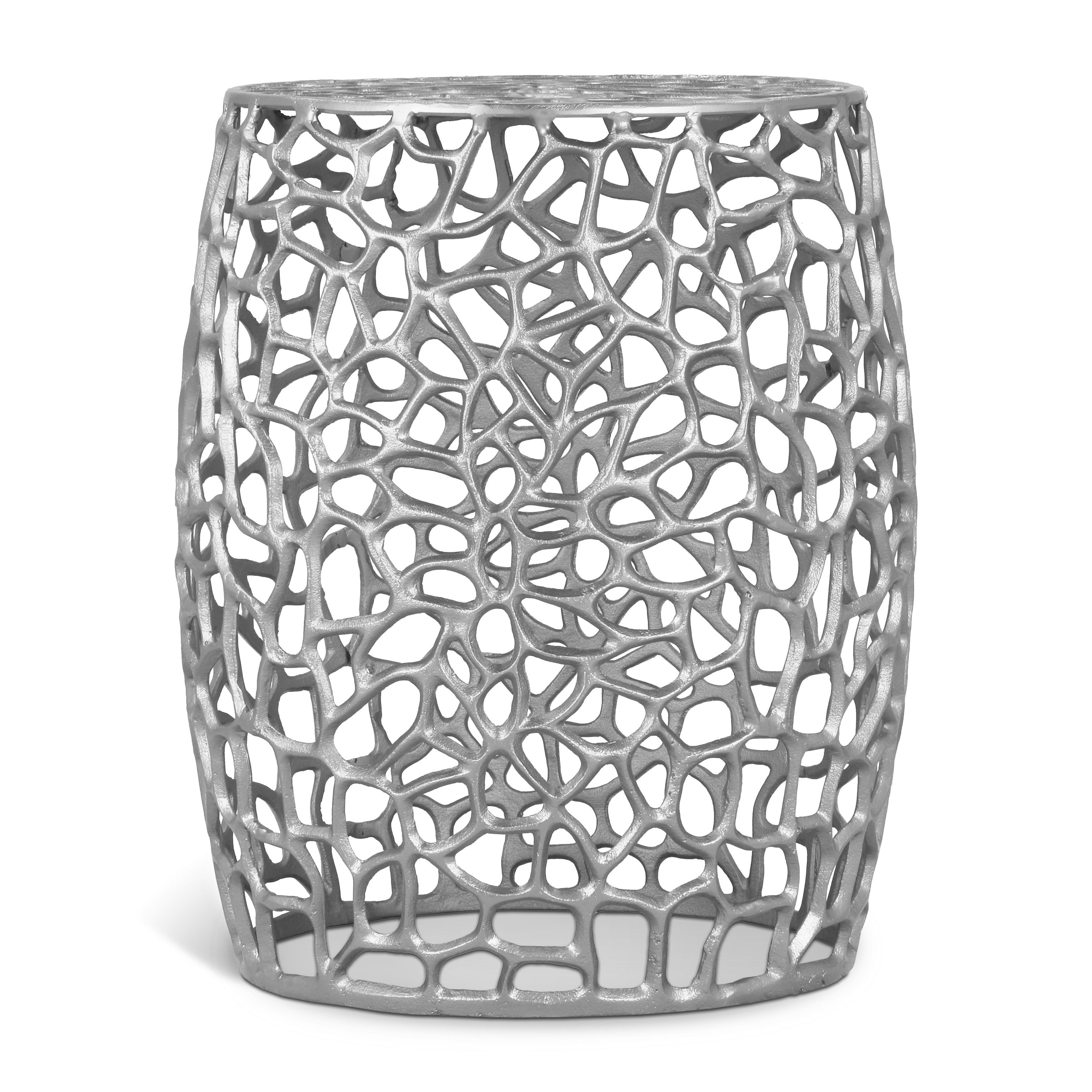 Priya - End Table - Silver