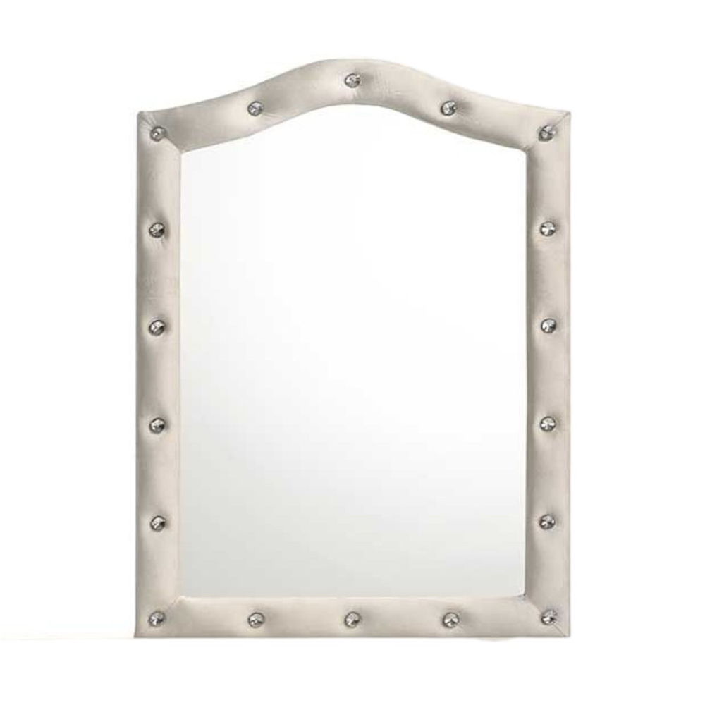 Reggie - Mirror - Beige Fabric, beige, view 2