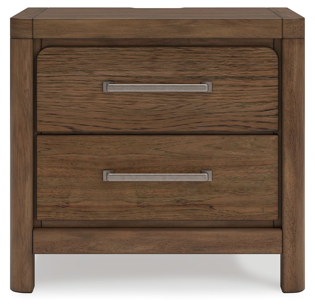 Ashley Furniture Cabalynn - Two Drawer Night Stand - Light Brown - Image 5