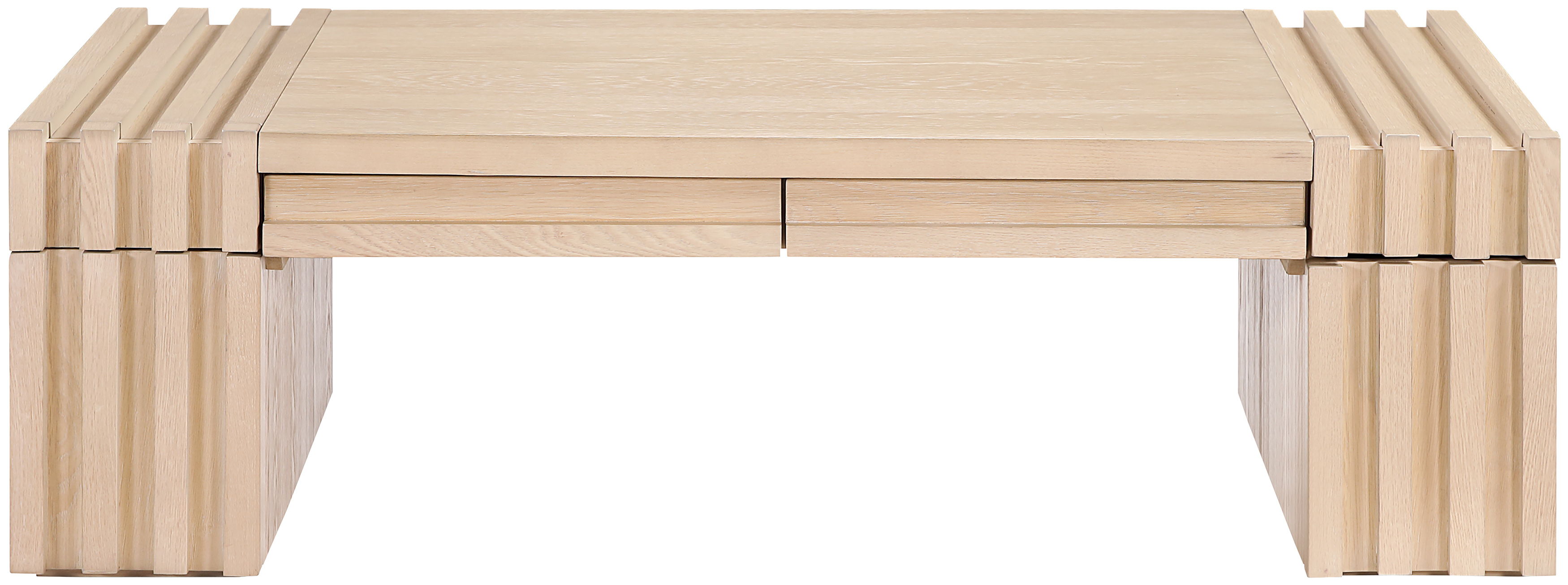 Stanton - Oak Veneer And Solid Wood Coffee Table - Natural