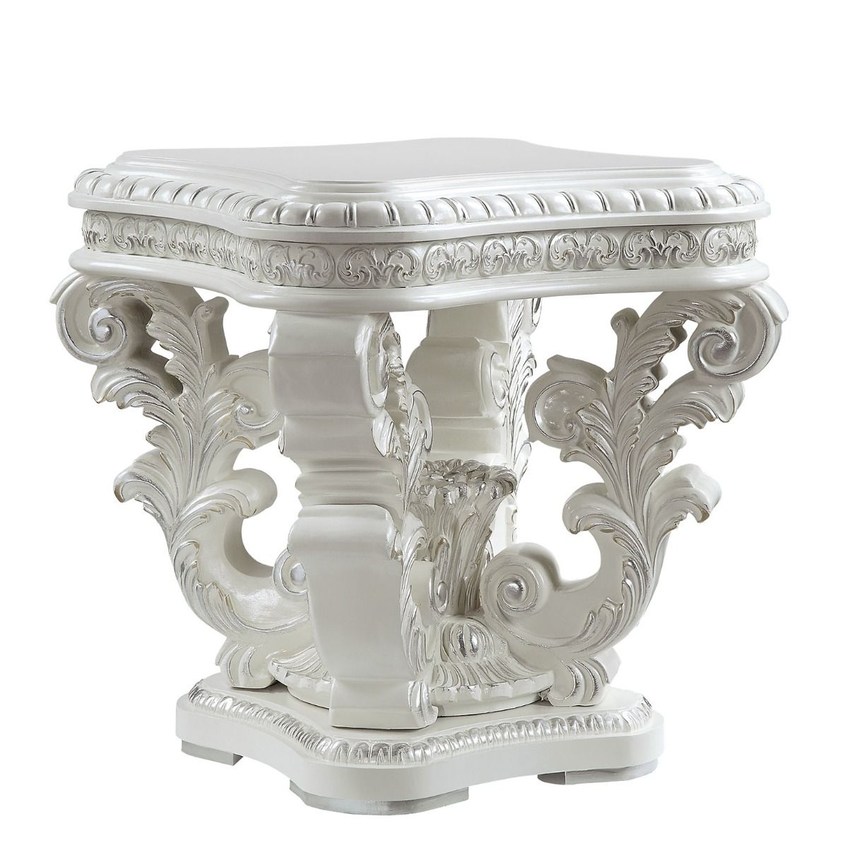 Vanaheim - End Table - Antique White, beige, view 2
