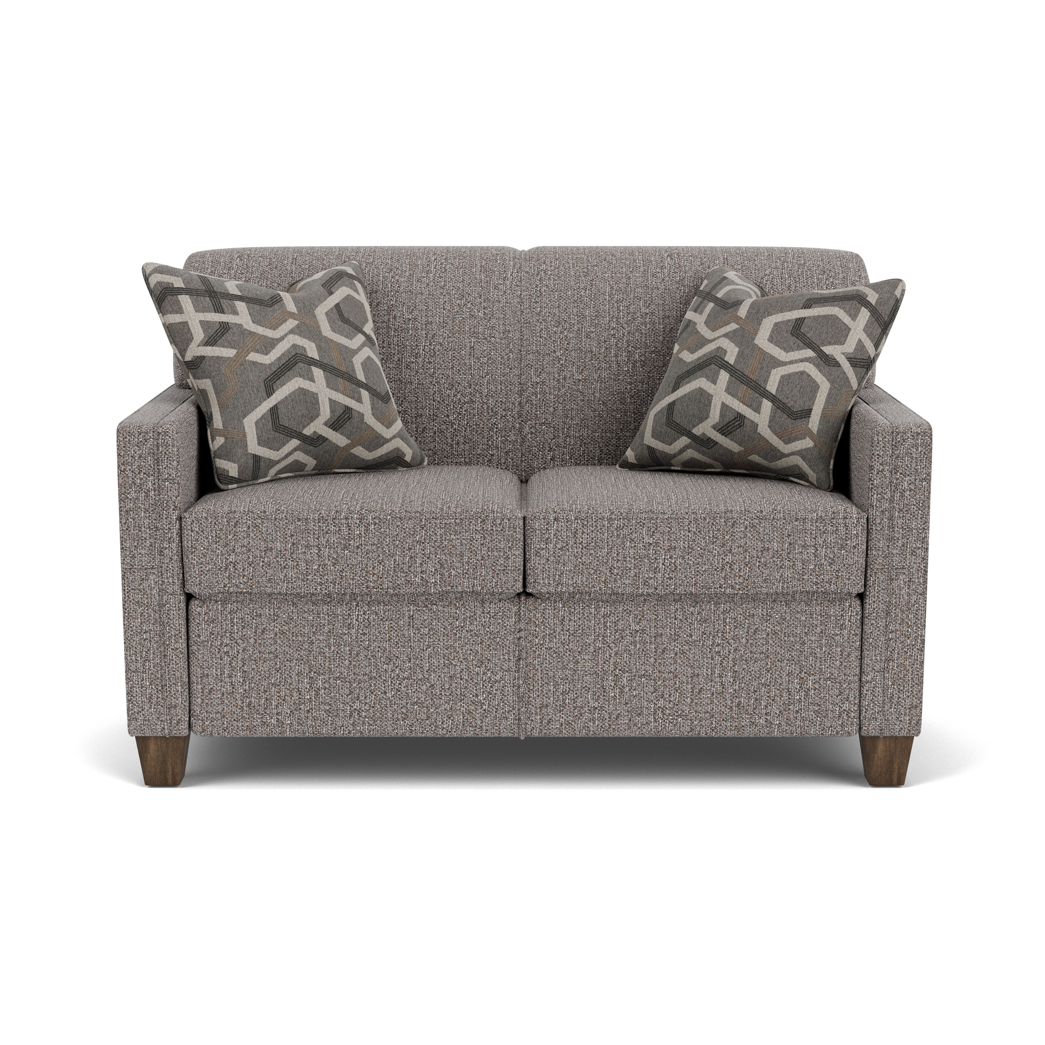 Nora - Fabric Loveseat, gray, view 4