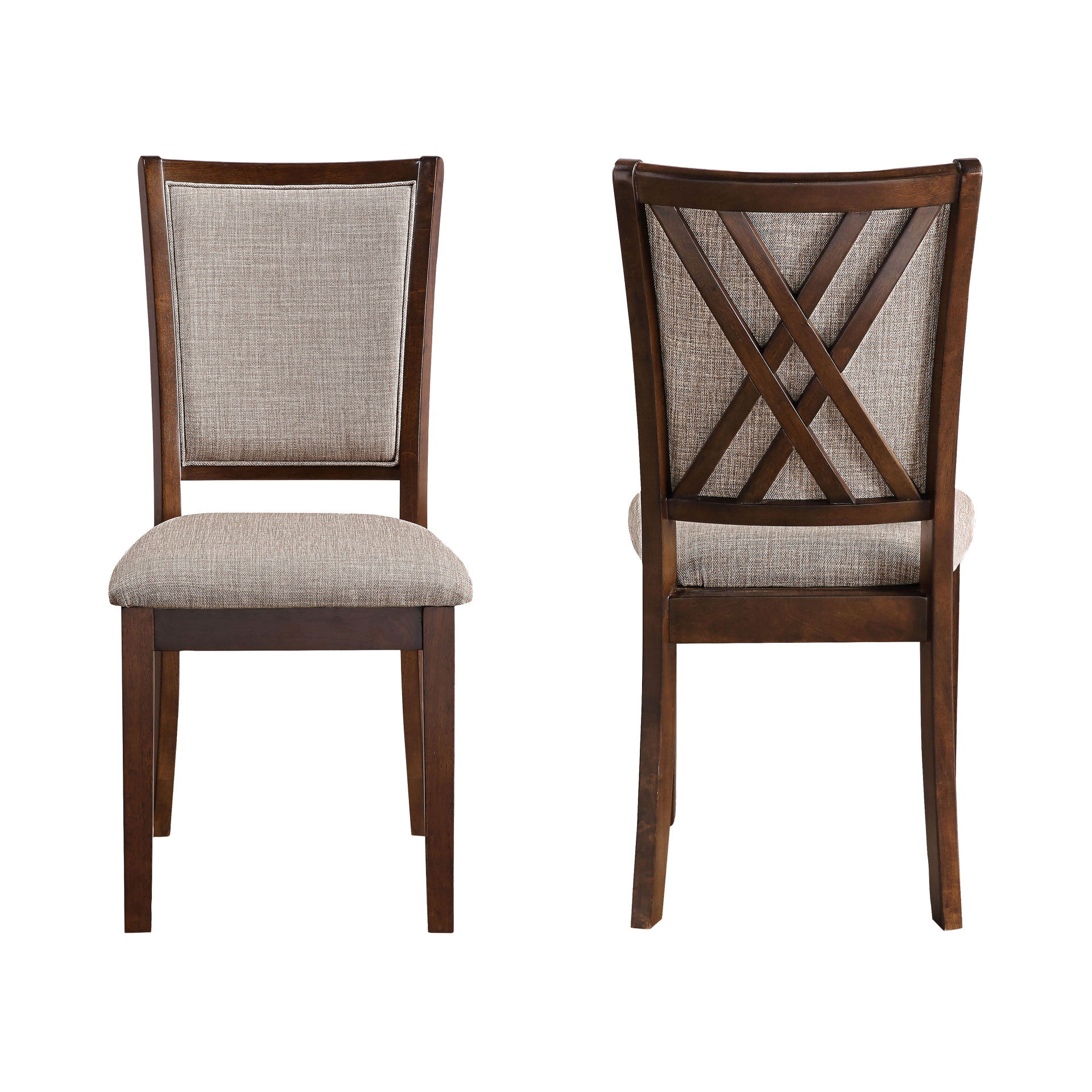 Amy - Dining Chair (Set of 2) - Cherry, dark brown, view 7