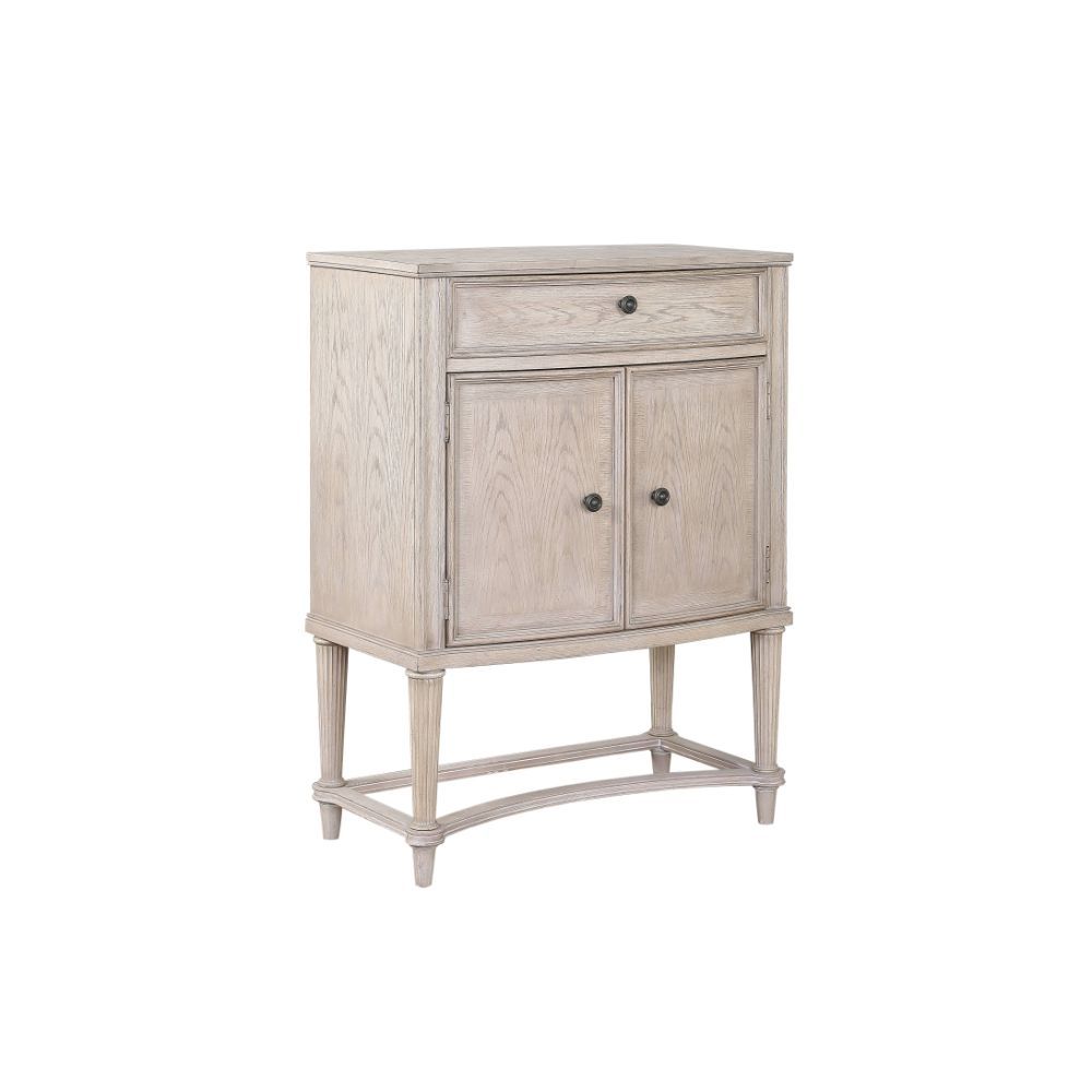 Wynsor - Wine Cabinet - Antique White, beige